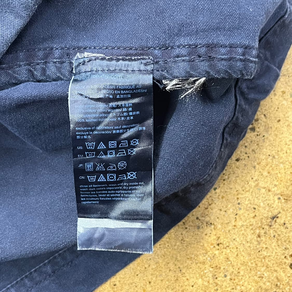 [정품/M] 타미힐피거 네이비 셔츠 자켓 b8 상품이미지6