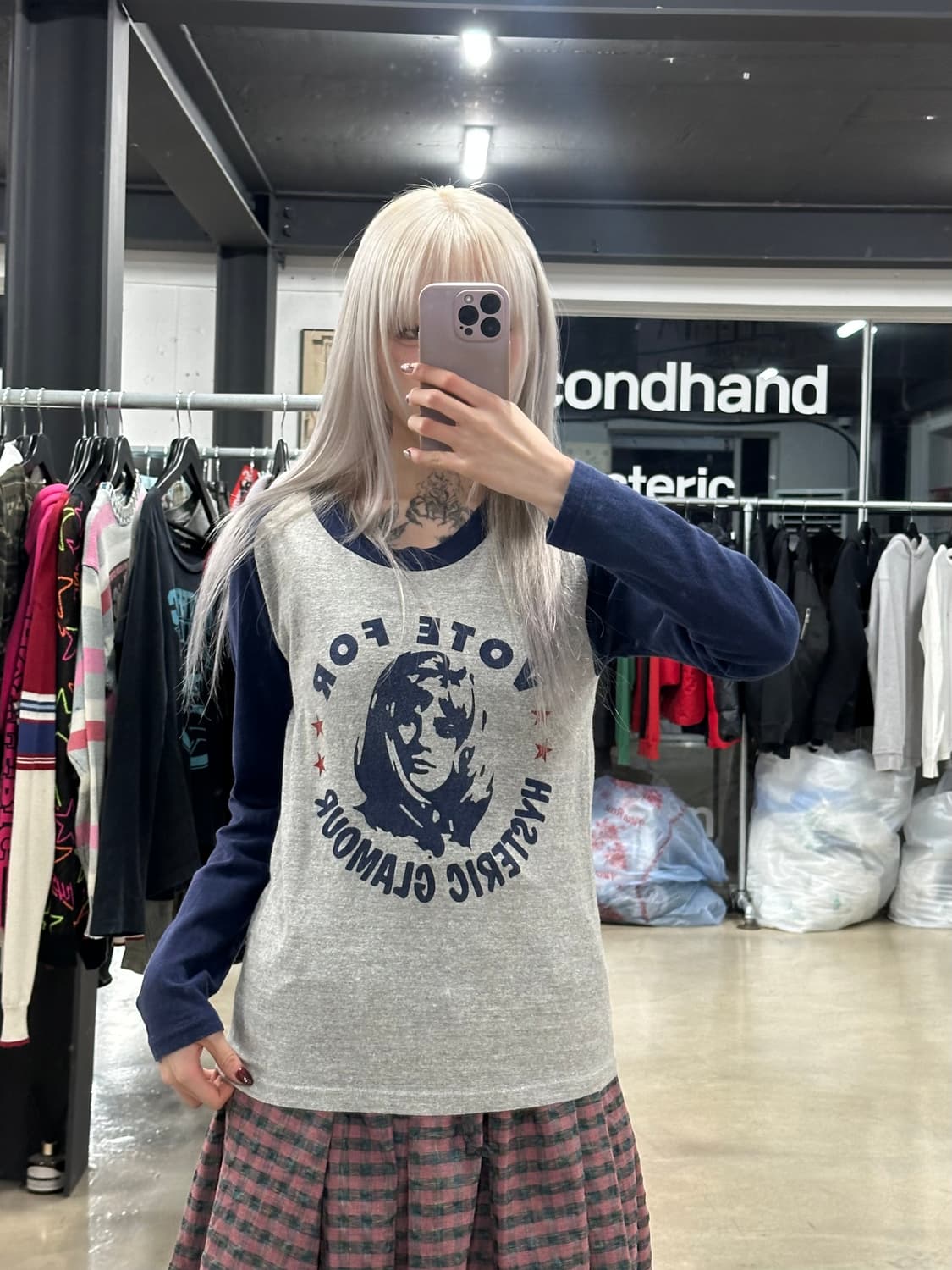 히스걸 프린팅 롱슬리브 상품이미지2