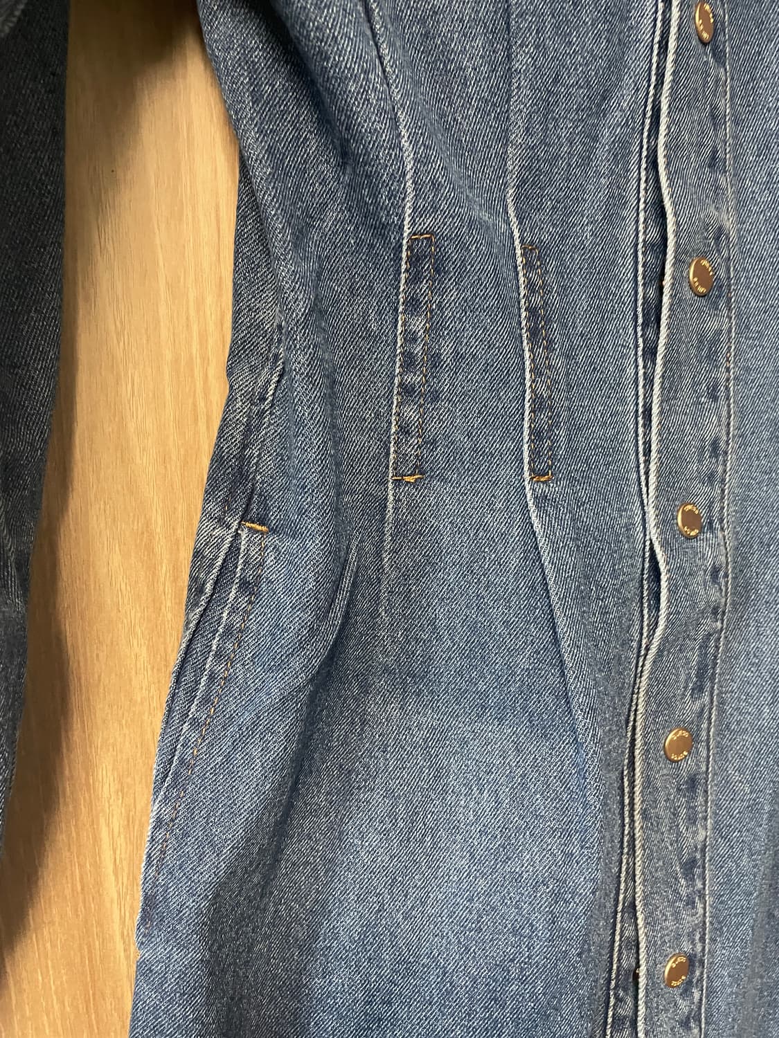 게스 데님 셔츠원피스 상품이미지3