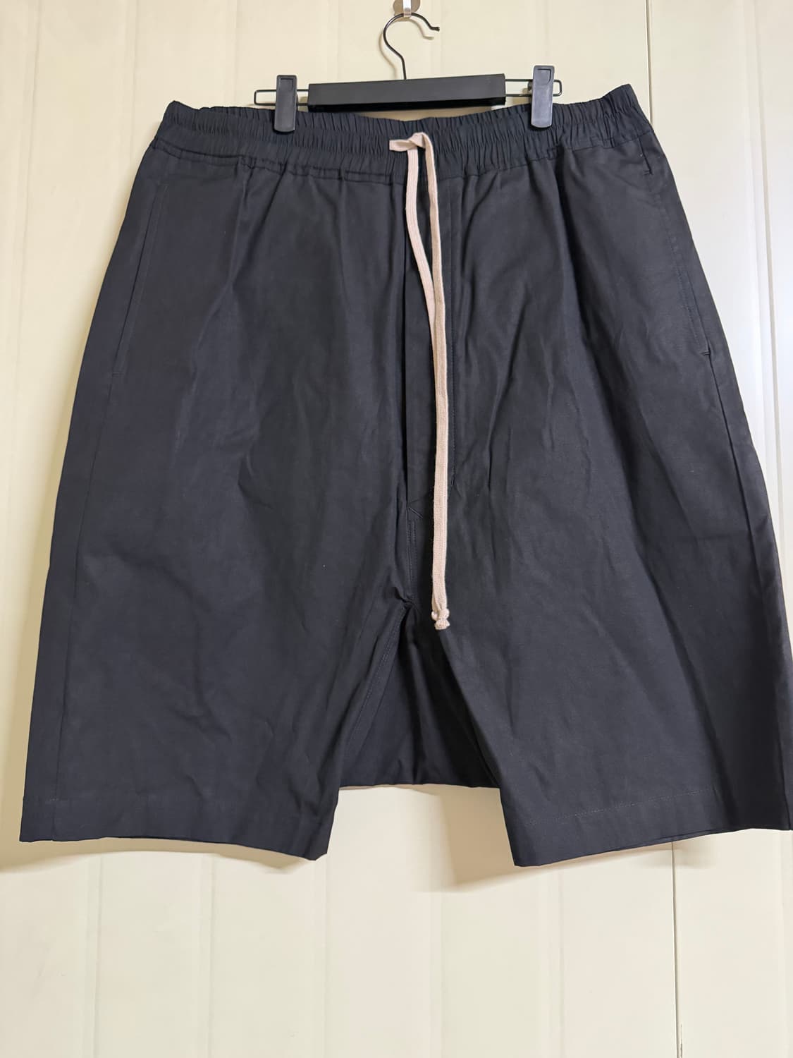 릭 오웬스 드로우 스트링 코튼 배기 쇼츠 팬츠 52 상품이미지1