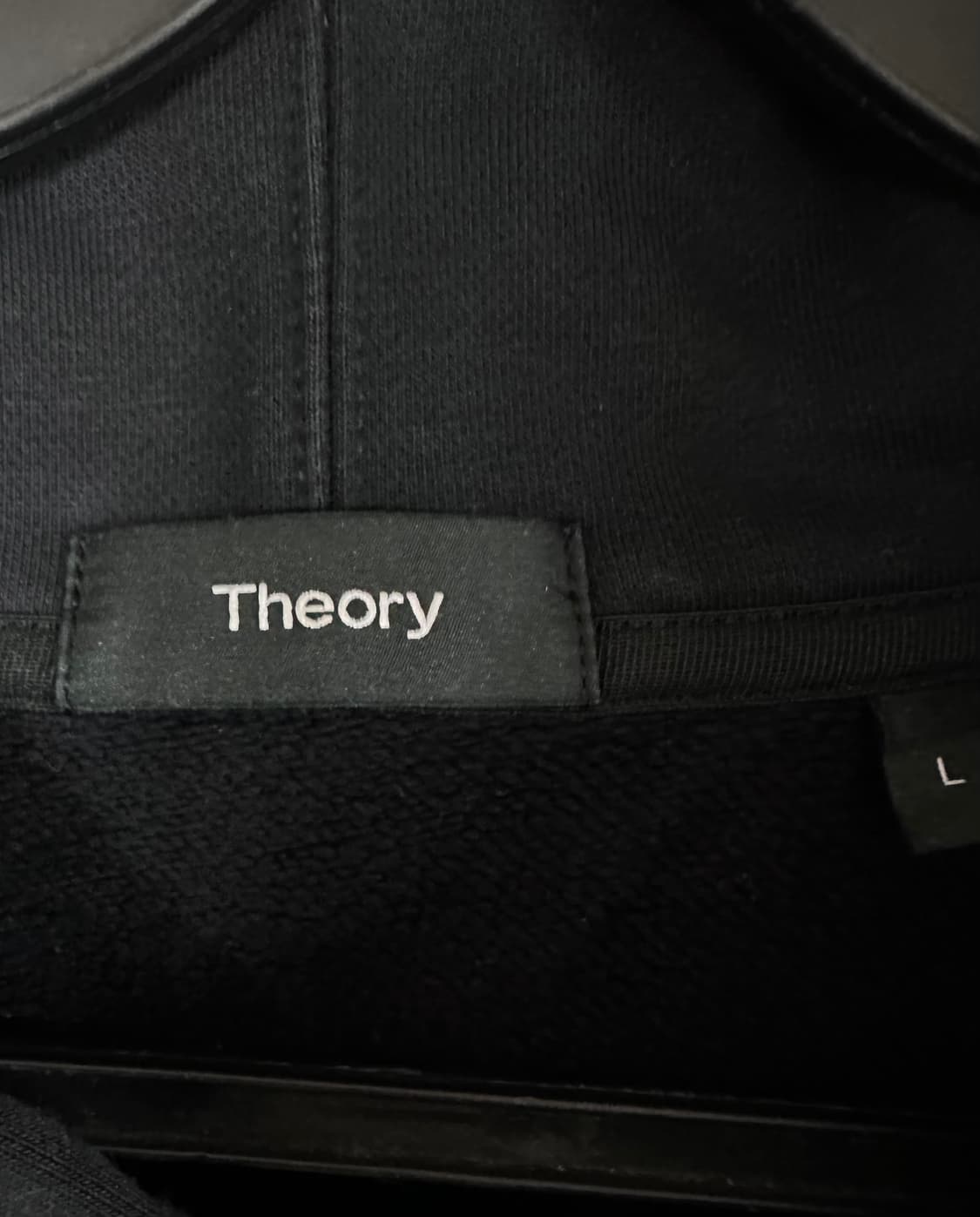 Theory 띠어리 딥블랙 후드티 상품이미지5