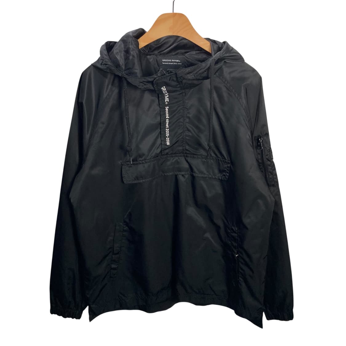 그루브라임 블랙 아노락 상품이미지2