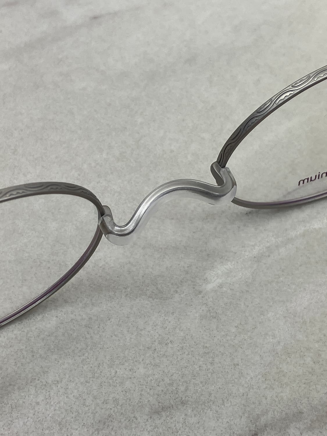 경성 京城 1907 티타늄 무광 실버 새들노즈 메탈테 클래식 안경 상품이미지4