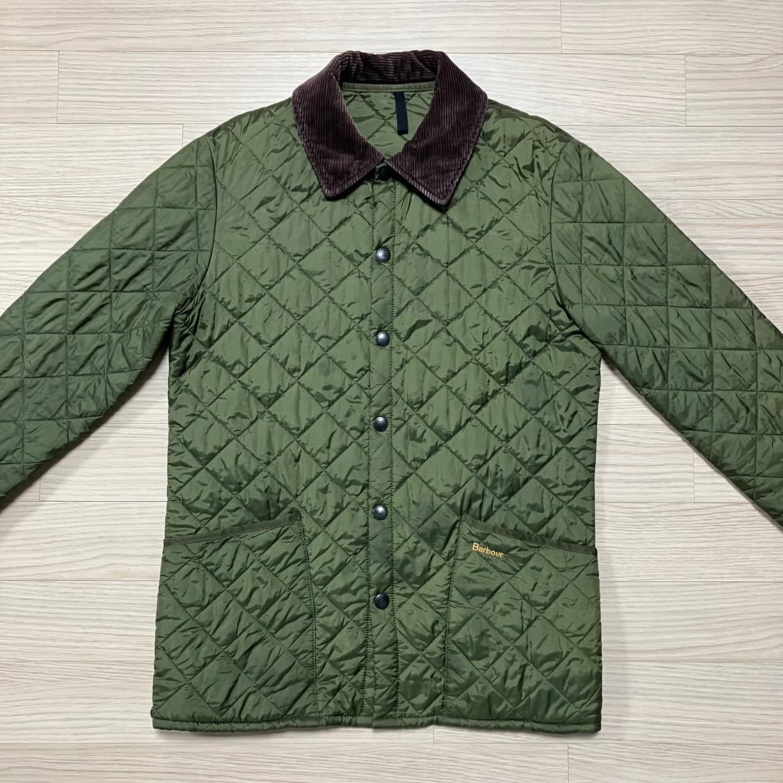 바버 리데스데일 퀼팅 자켓 올리브 상품이미지3