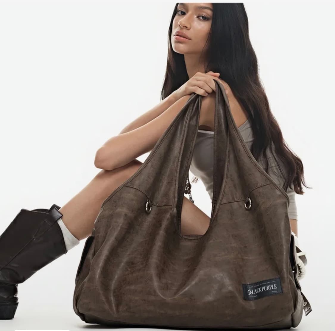 블랙퍼플 맥스포트 비키 백 MaxxPort Vicky Bag_BROWN 상품이미지4