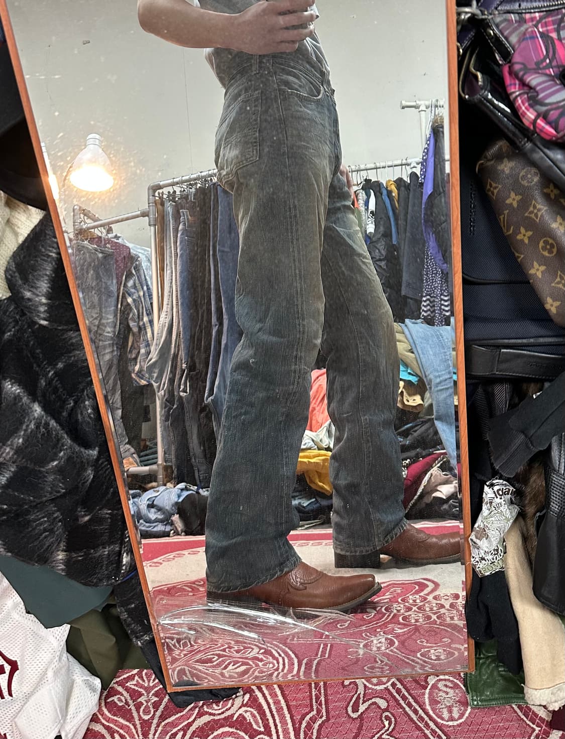 Edwin 505zx 오렌지탭 셀비지 데님 상품이미지4