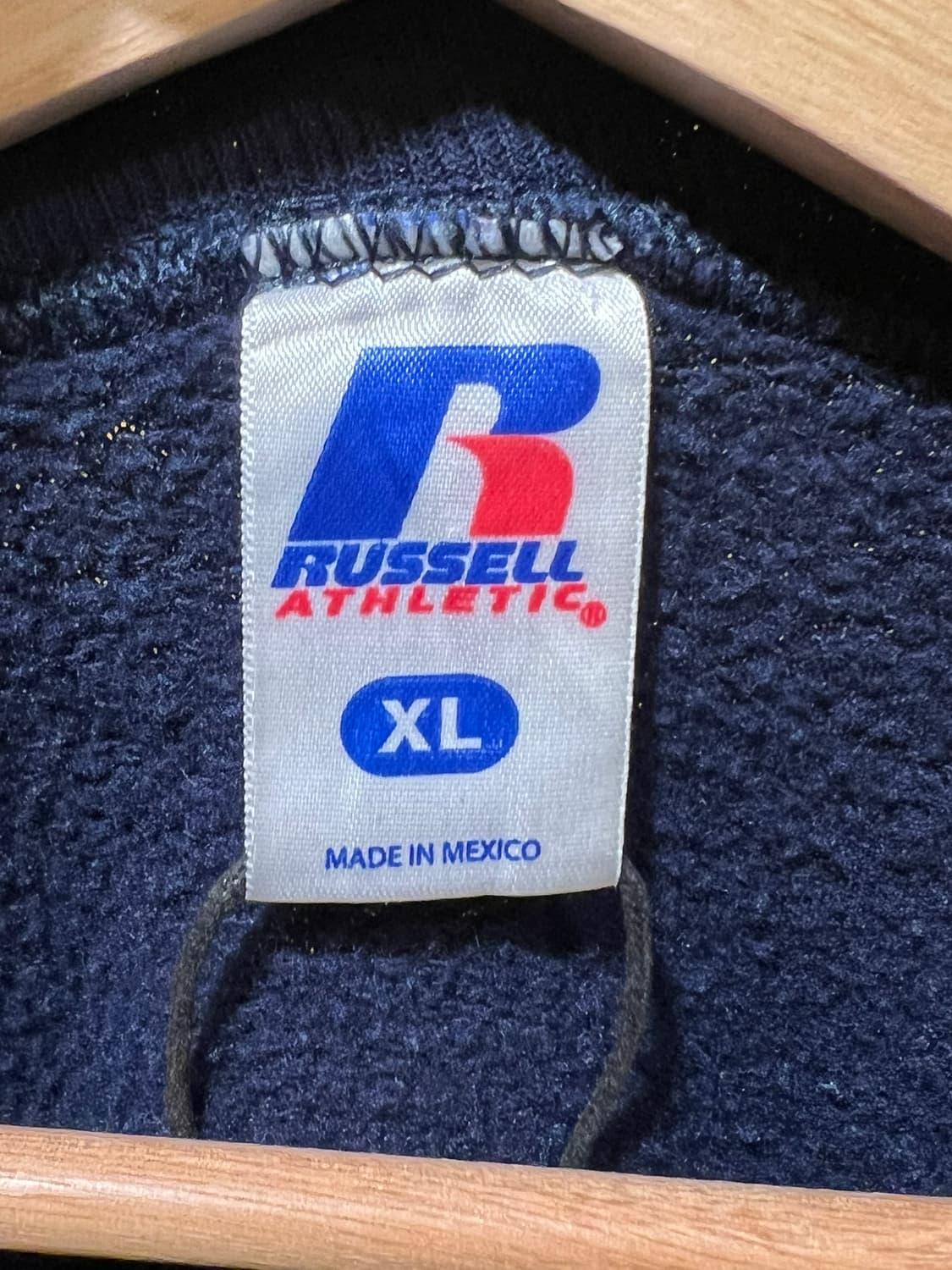 90s [XL] 러셀 빈티지 스웨트셔츠 맨투맨 네이비 상품이미지6