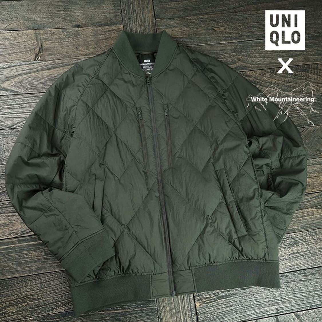 [유니클로 X 화이트마운티니어링] 퀼티드 봄버 자켓 M19164 상품이미지1