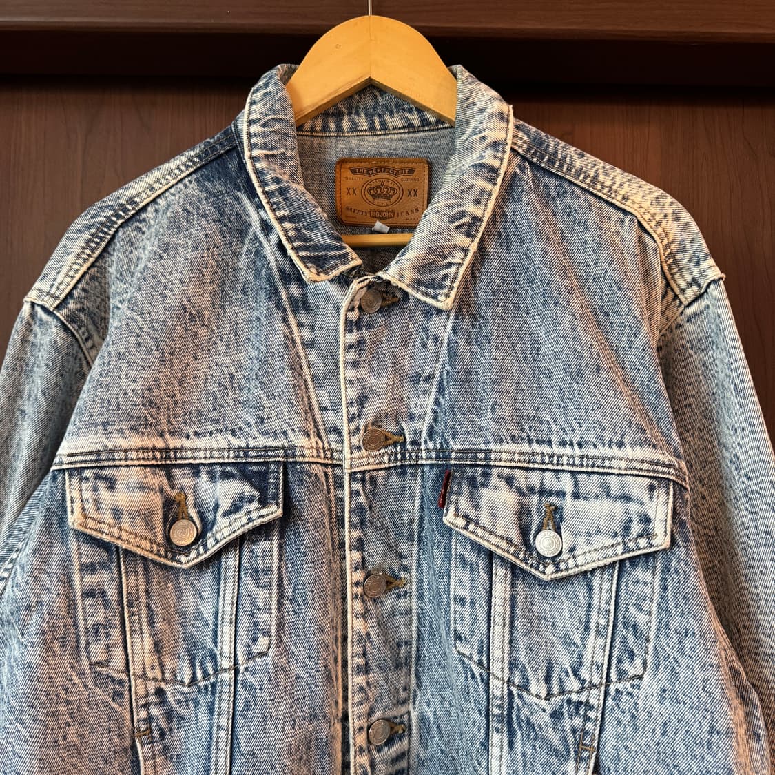 90S 빅존 빈티지 청자켓 상품이미지2