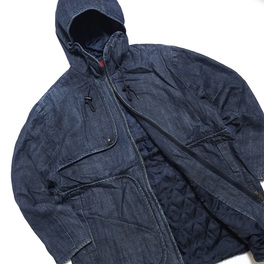 00s 리바이스 Levis 워싱 데님 파카 야상 자켓 상품이미지2