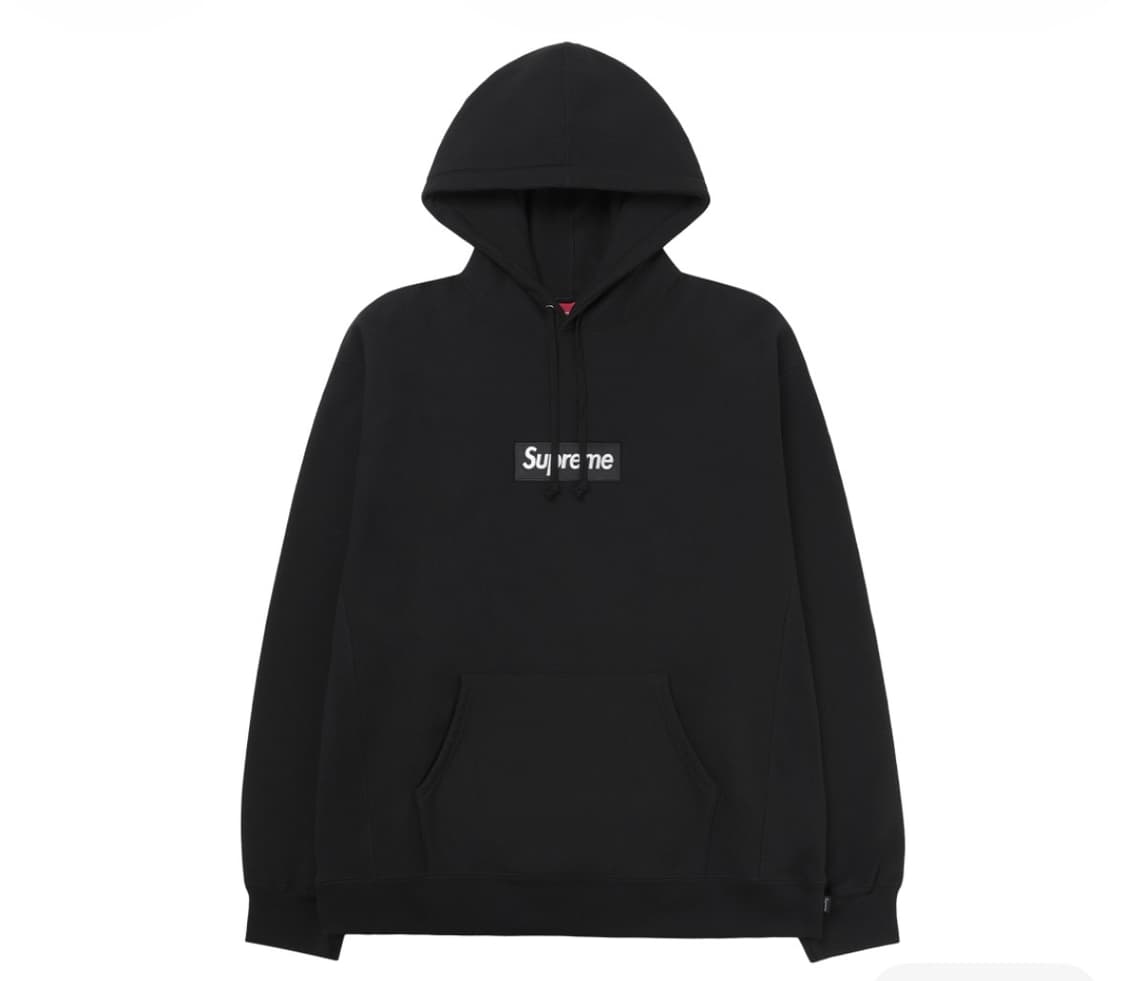XL)슈프림 박스로고 후드 스웨트셔츠 블랙 - 25FW 새상품 상품이미지1