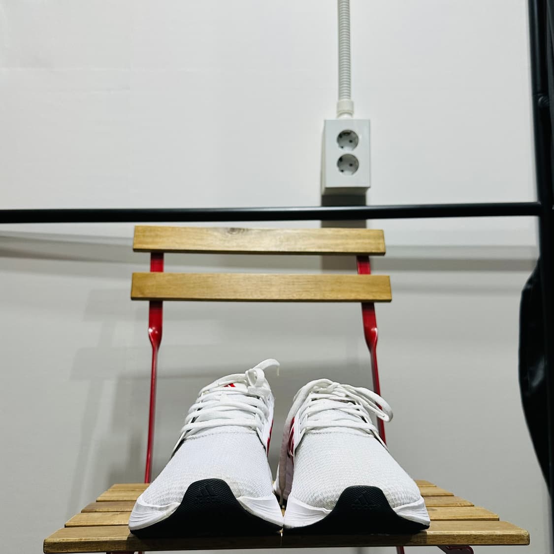 265) 아디다스 운동화 남성 남자 신발 갤럭시 6 화이트/레드 상품이미지2