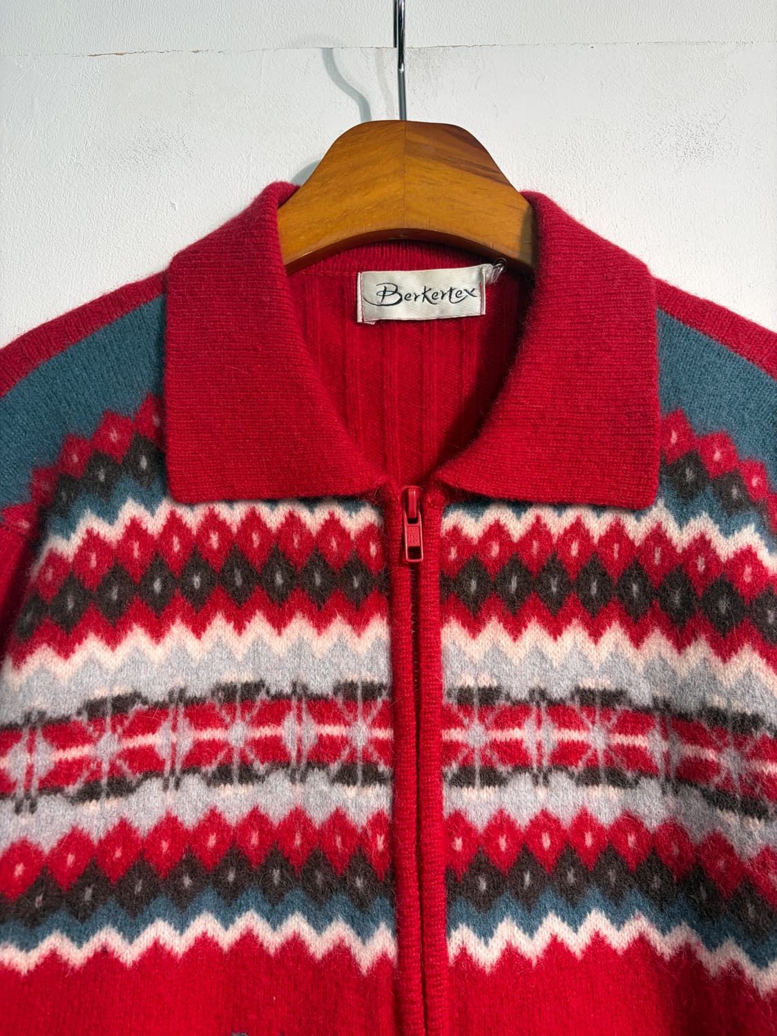 [M] 램스울 앙고라 노르딕 니트 가디건  상품이미지3