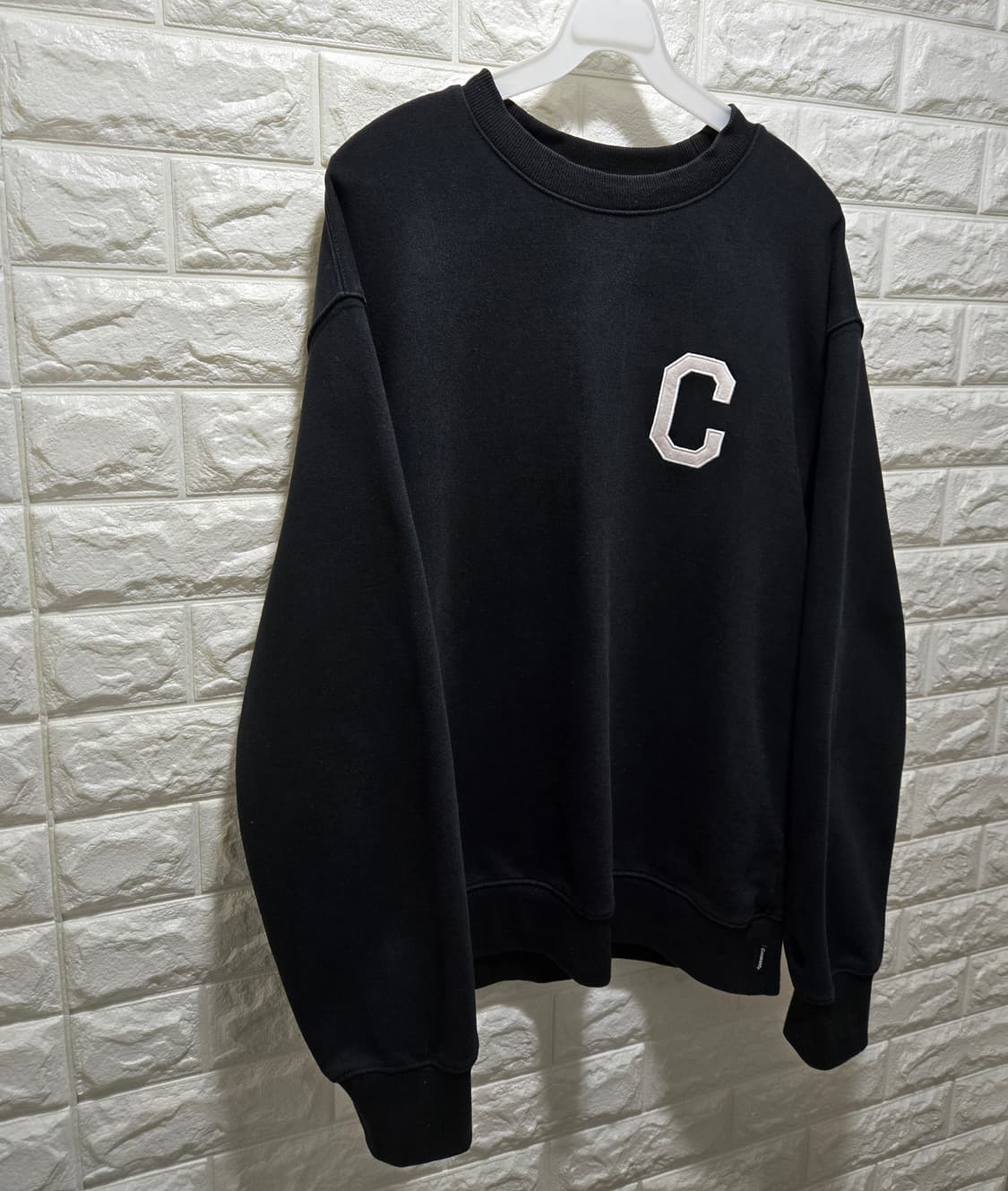 커버낫 C로고 헤비 스웨트셔츠 맨투맨 100~105 상품이미지2