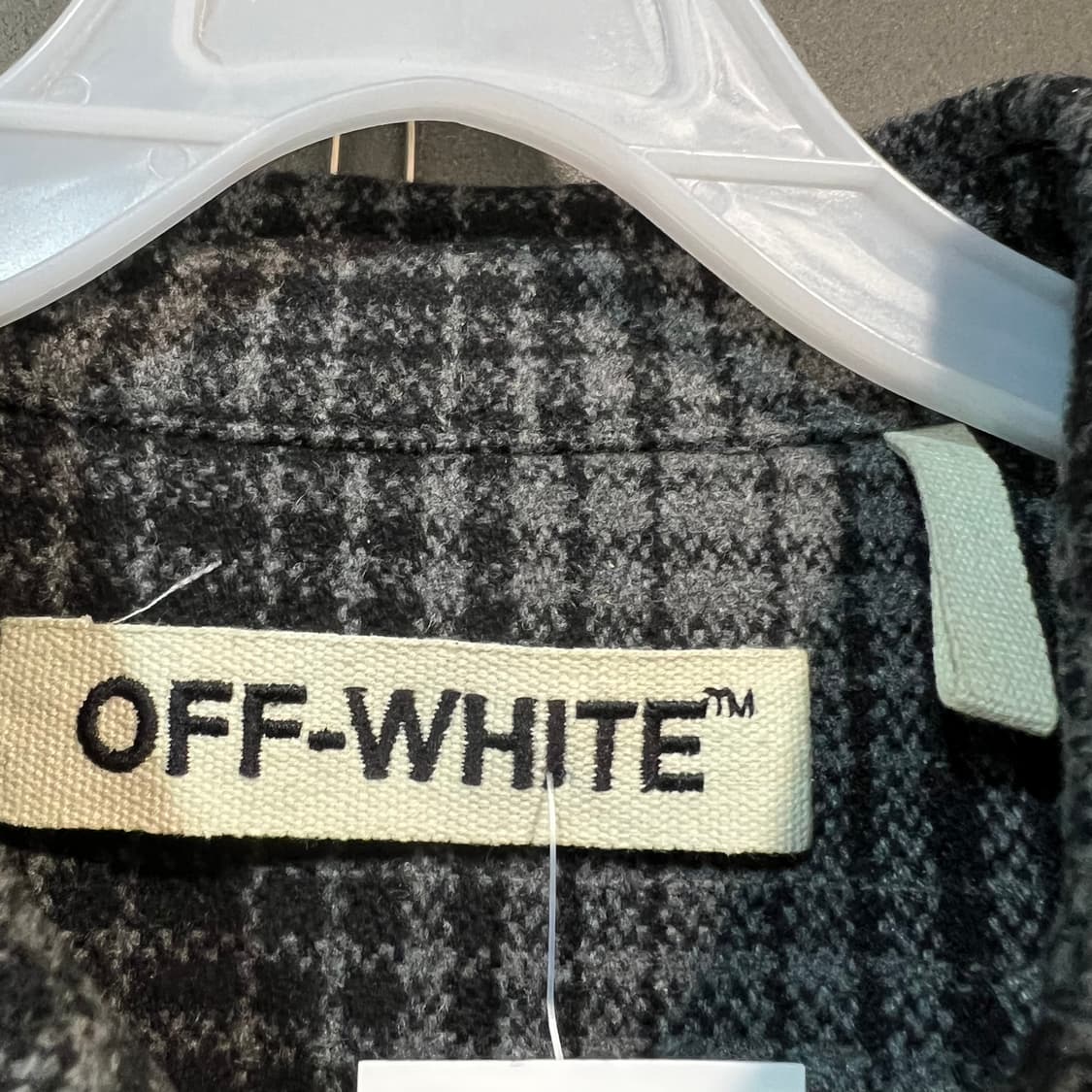 [XS] OFF WHITE 오프화이트 체크 셔츠 상품이미지6