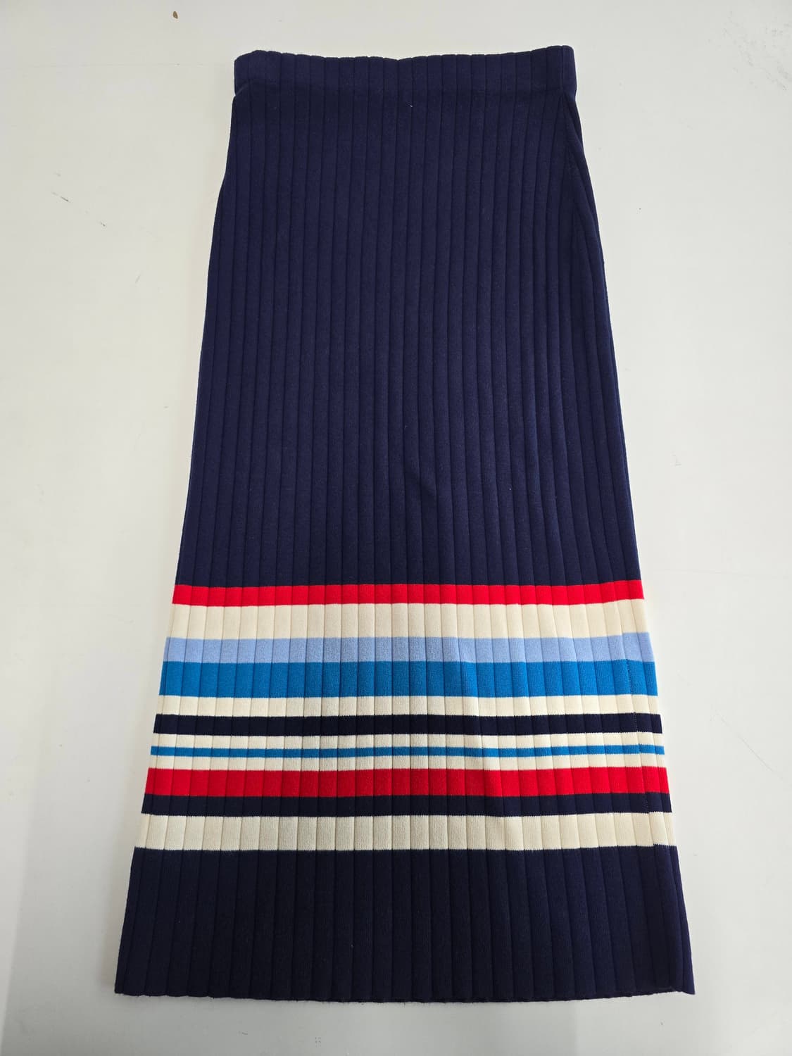 랄프로렌 니트 미디 스커트 네이비 S 상품이미지1