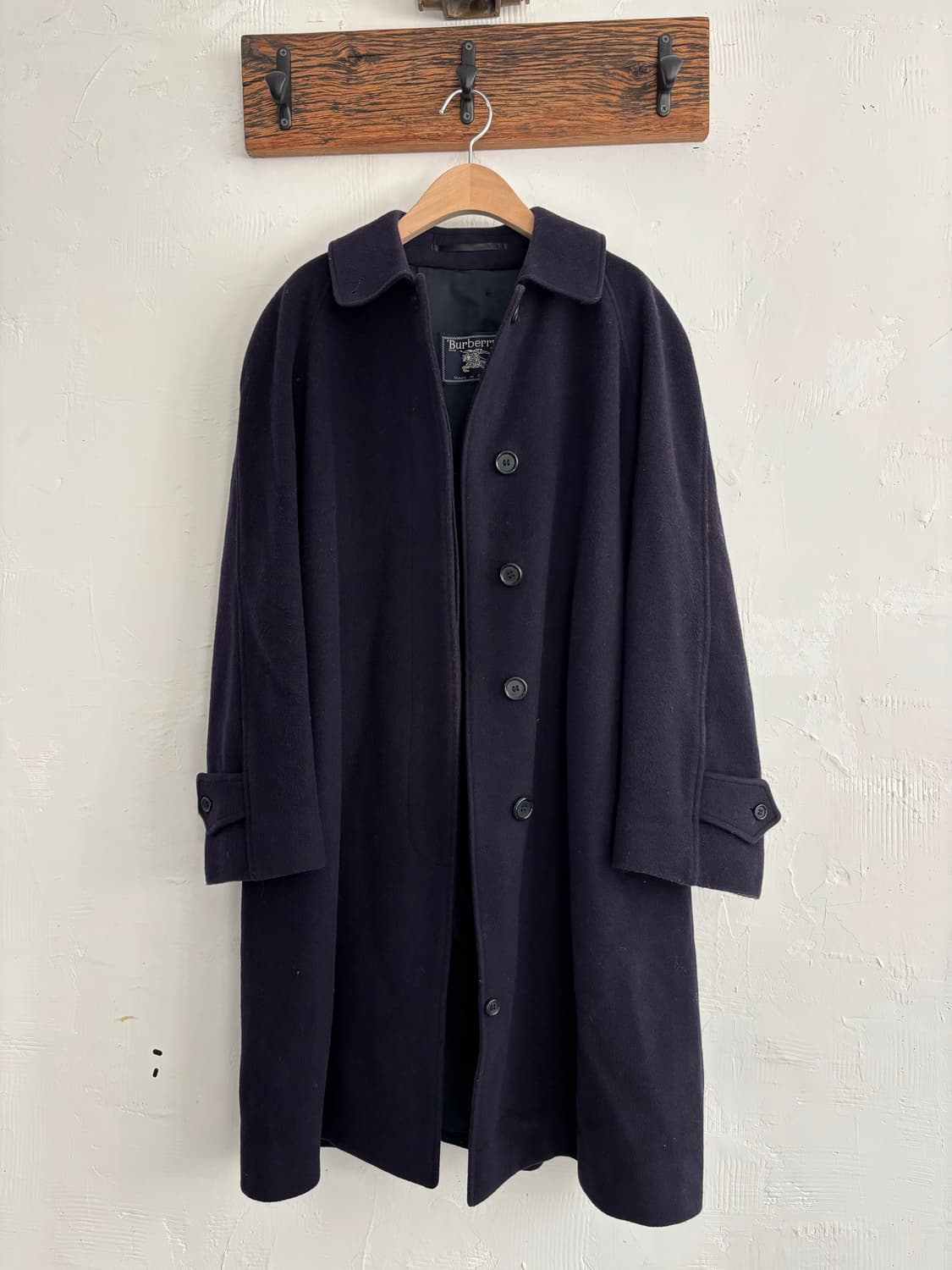 Burberry 버버리 네이비 울 싱글 코트  상품이미지2