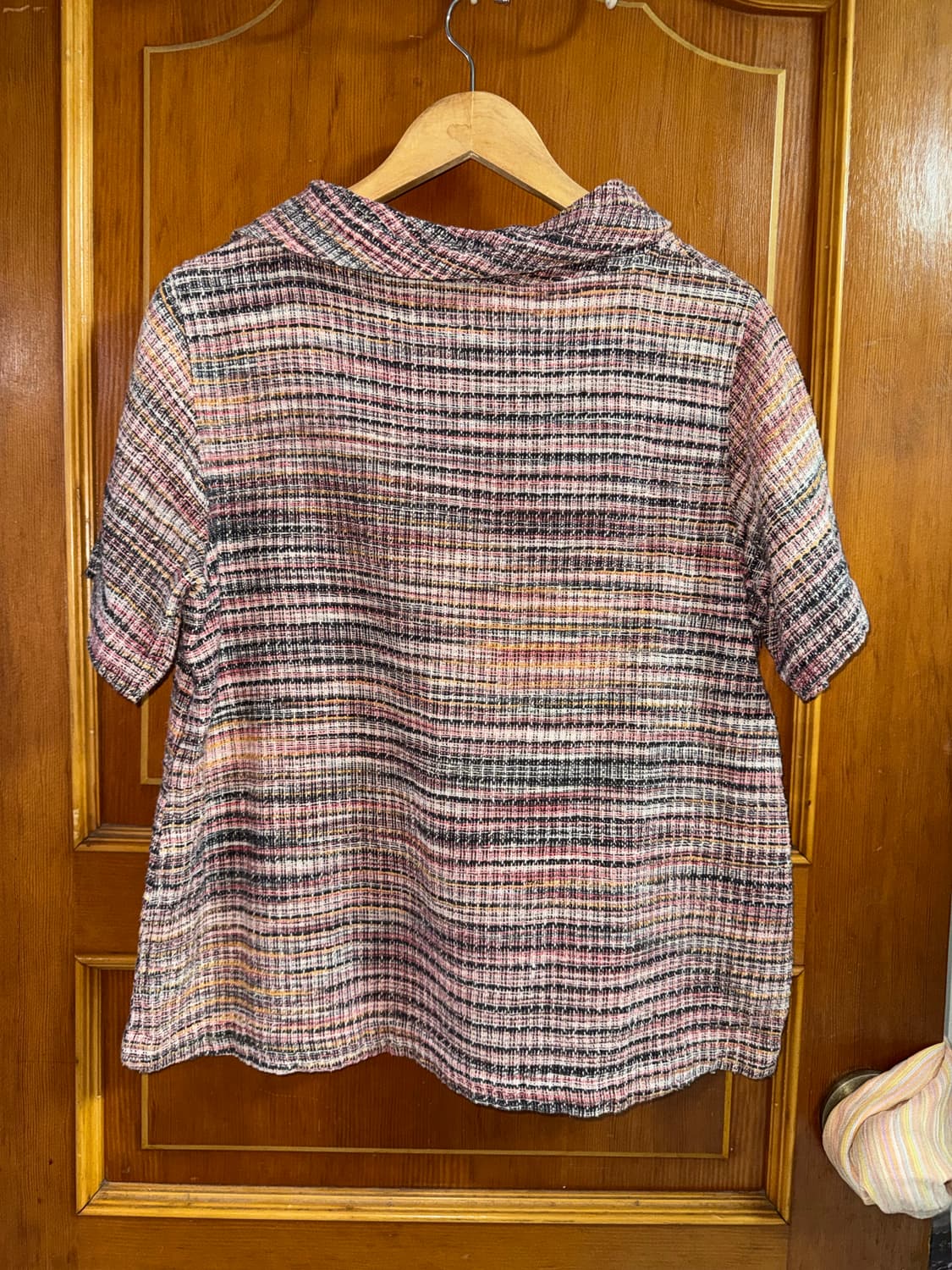 무지개떡 반팔 니트 상품이미지3