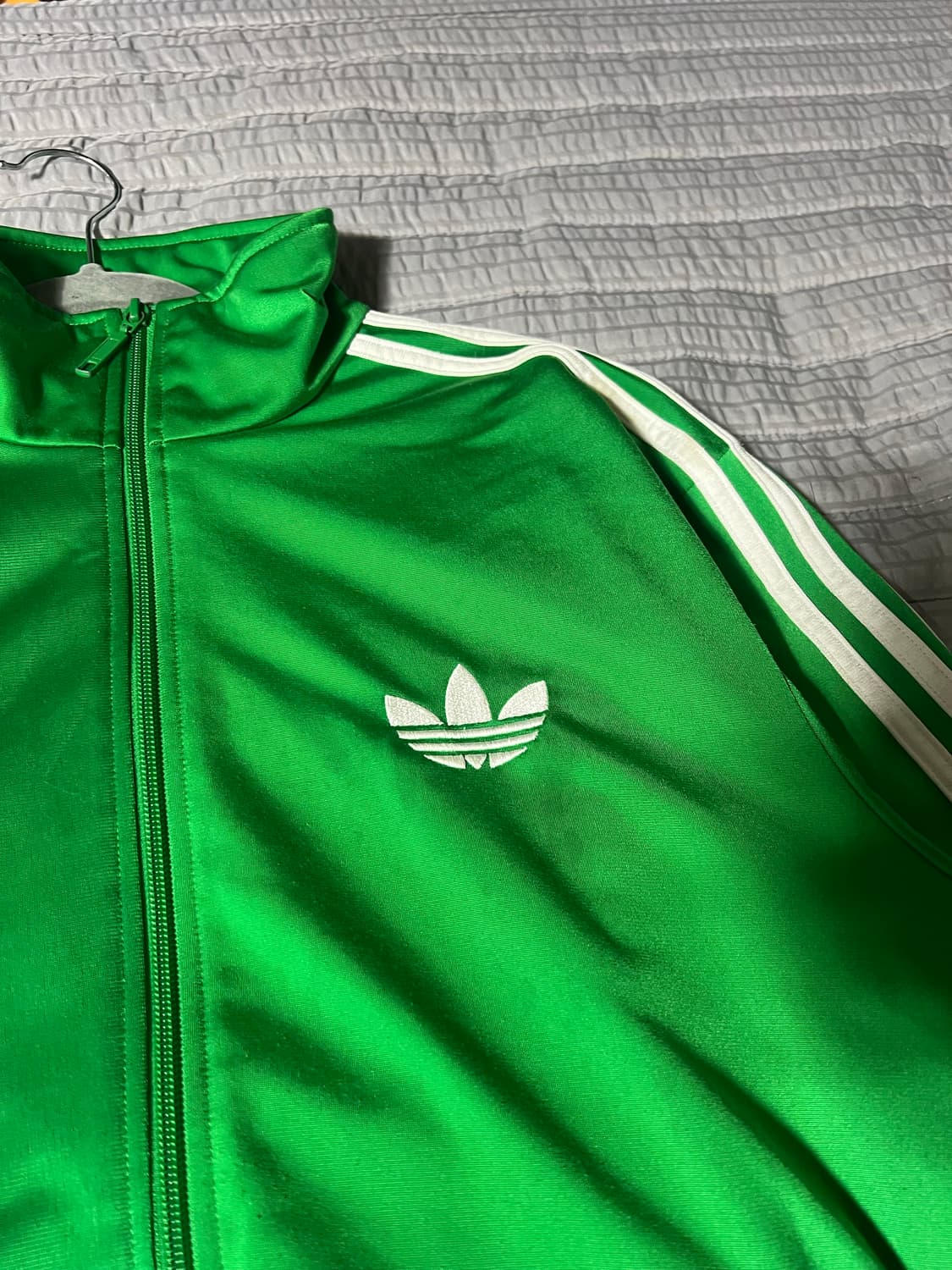 아디다스 파이어버드 그린 트랙 자켓 M 상품이미지4