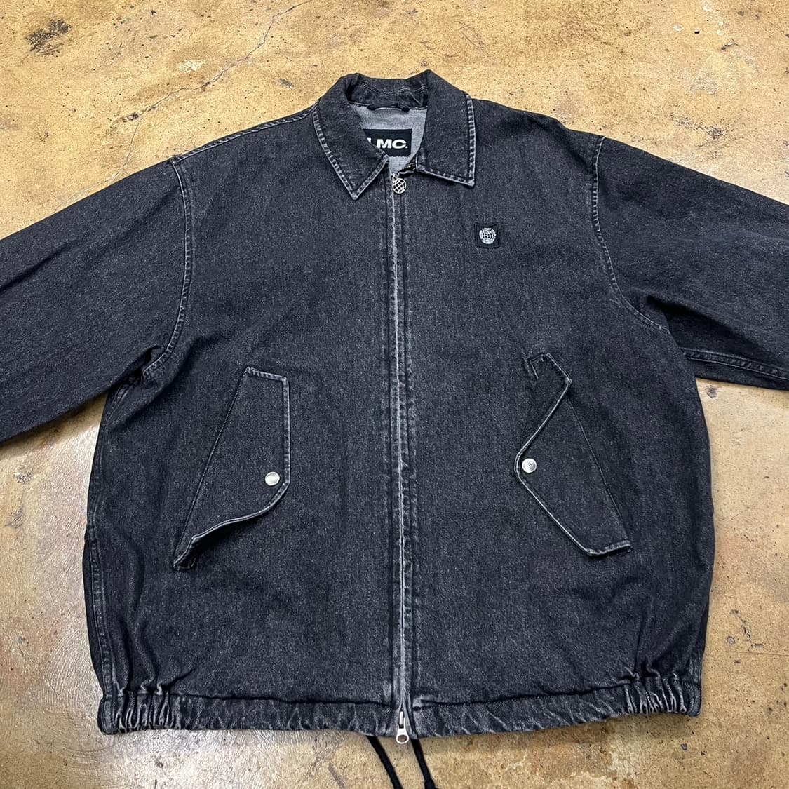 [정품/M] LMC 투웨이 흑청 블루종 자켓 b16 상품이미지3