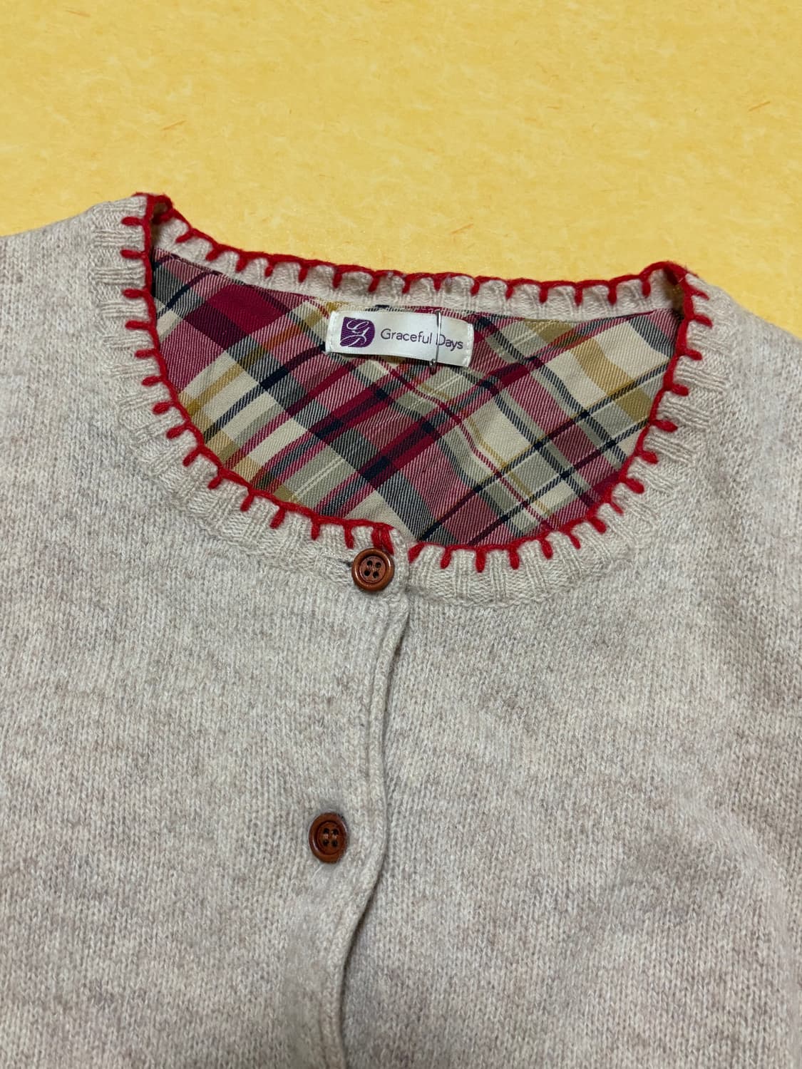 하구미 모리걸 빈티지 가디건 상품이미지4