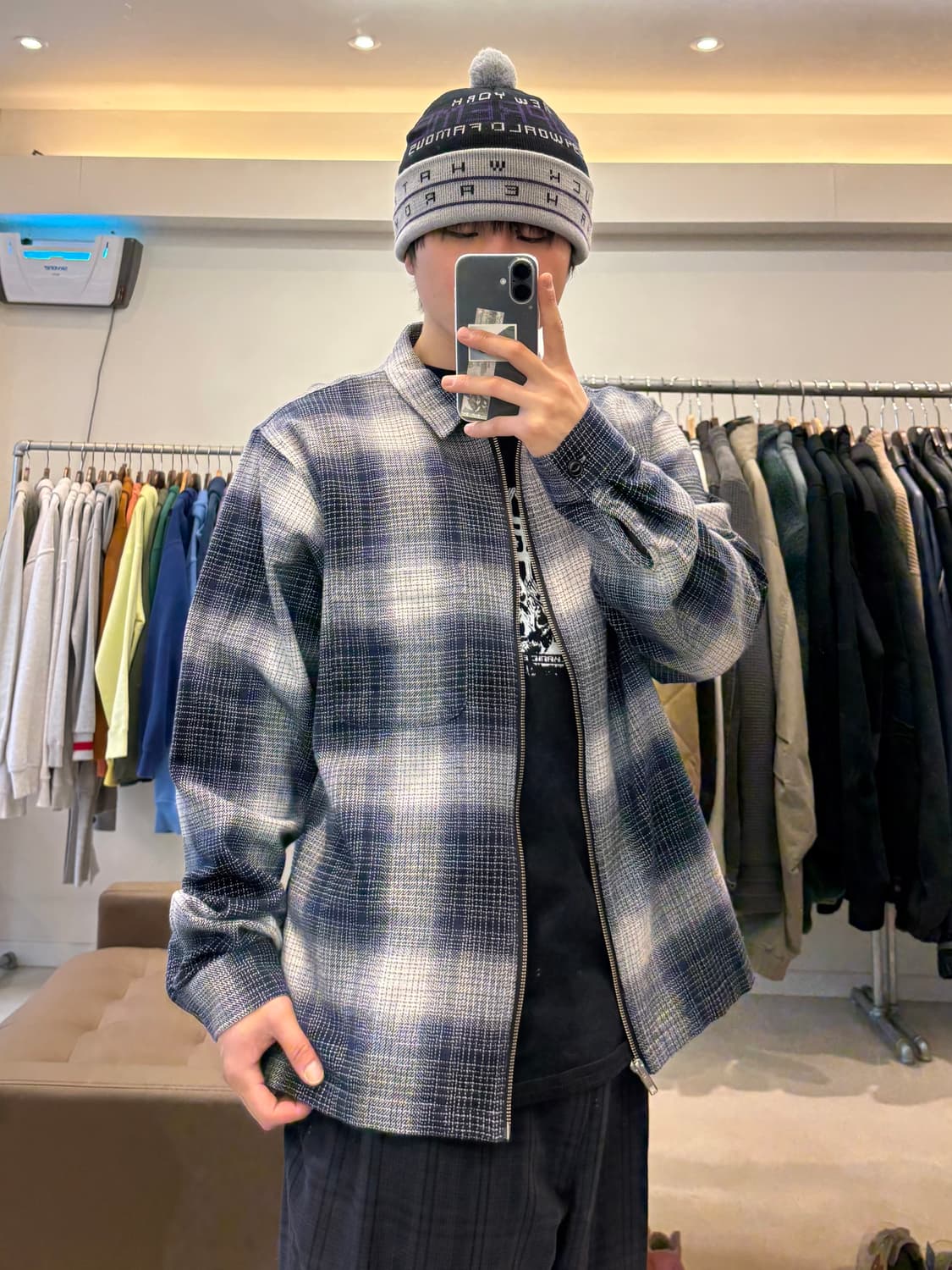 스투시 잭 쉐도우 플래드 집업 상품이미지8