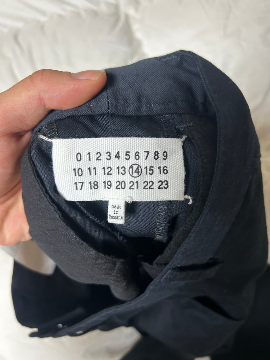 maison margiela 16ss cut-off pants black 상품이미지7