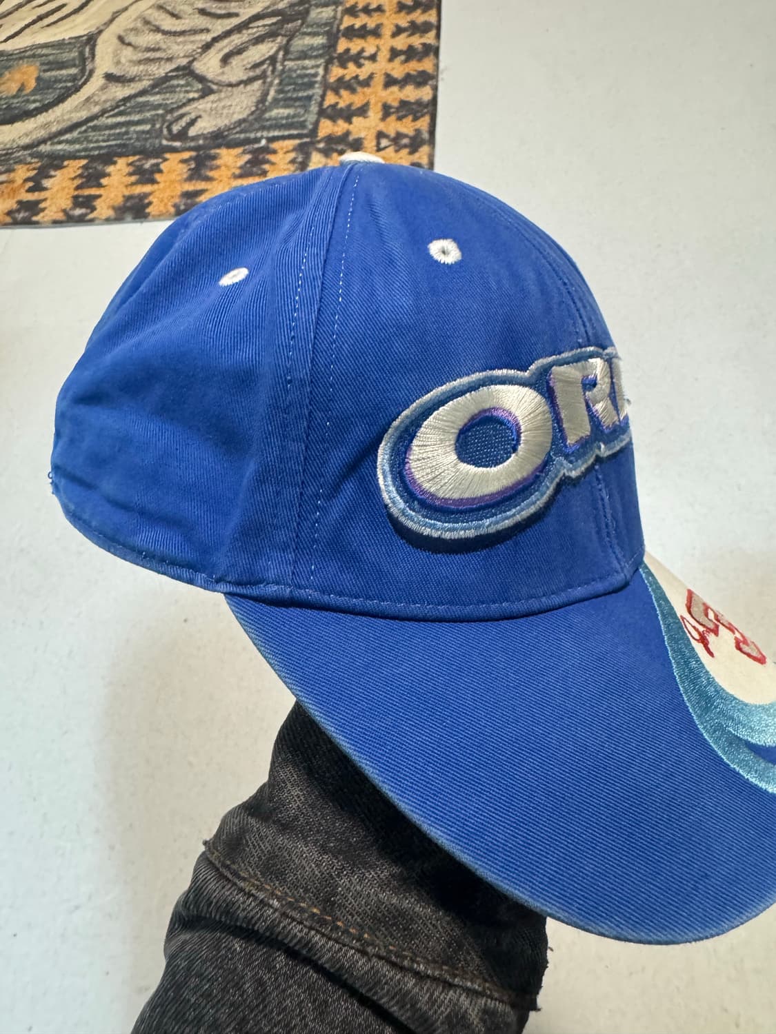 나스카 오레오 레이싱 빈티지 자수 볼캡 모자 페이딩 스냅백 트러커캡 상품이미지2