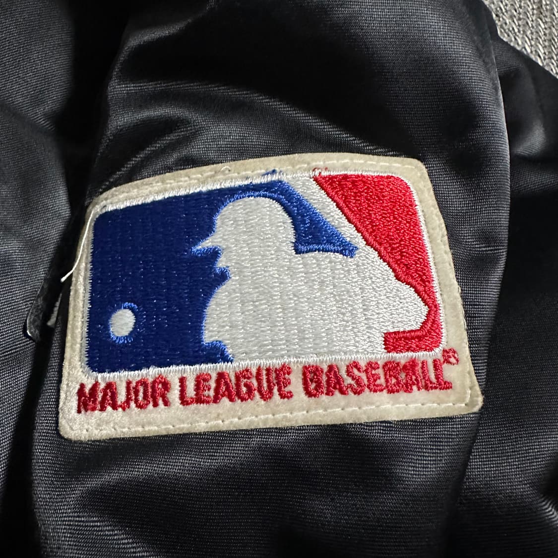 90s Chalk Line White SOX 새틴 자켓 상품이미지5
