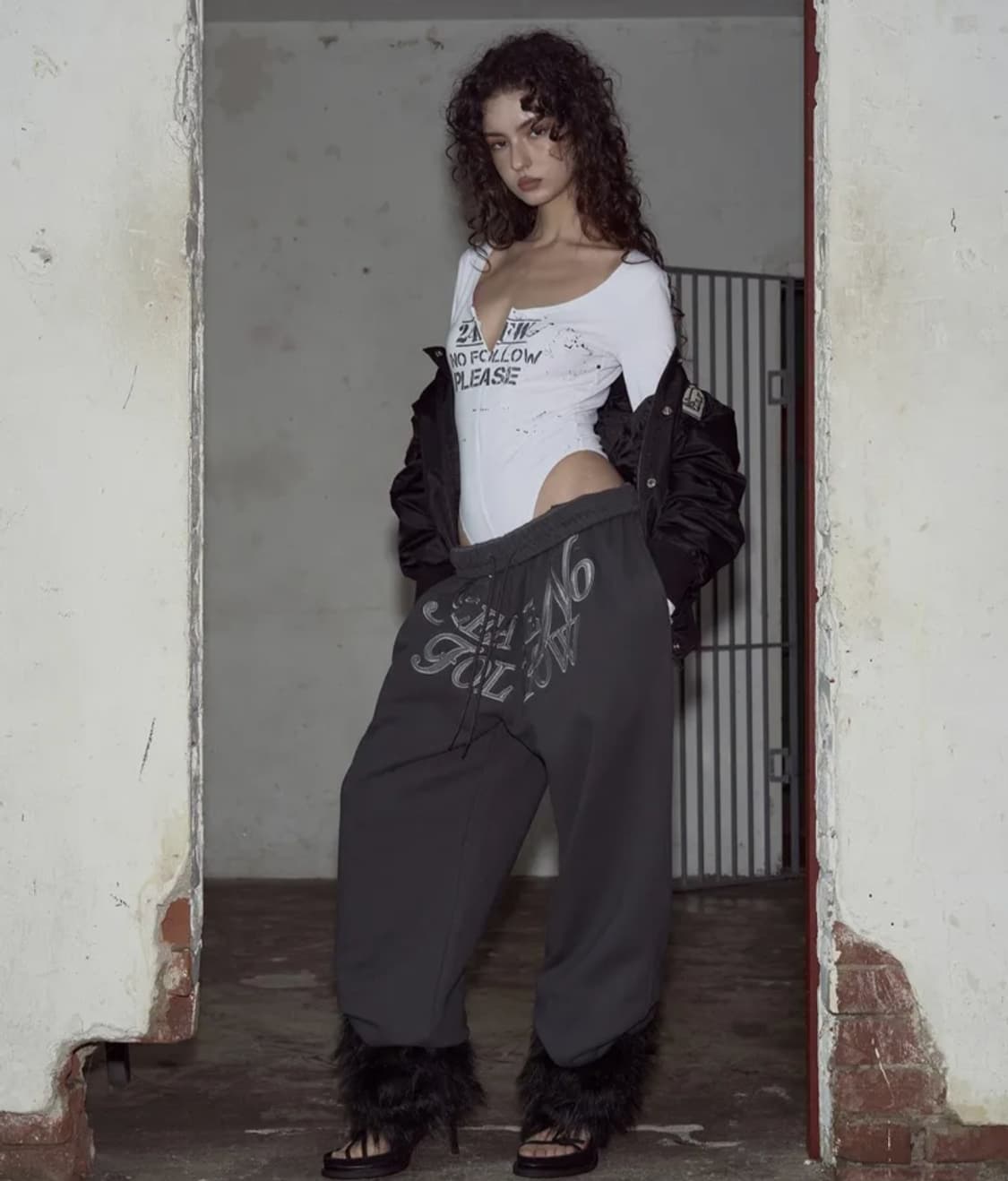 플리즈노팔로우 마미 조거 (쿨네이비) 상품이미지1