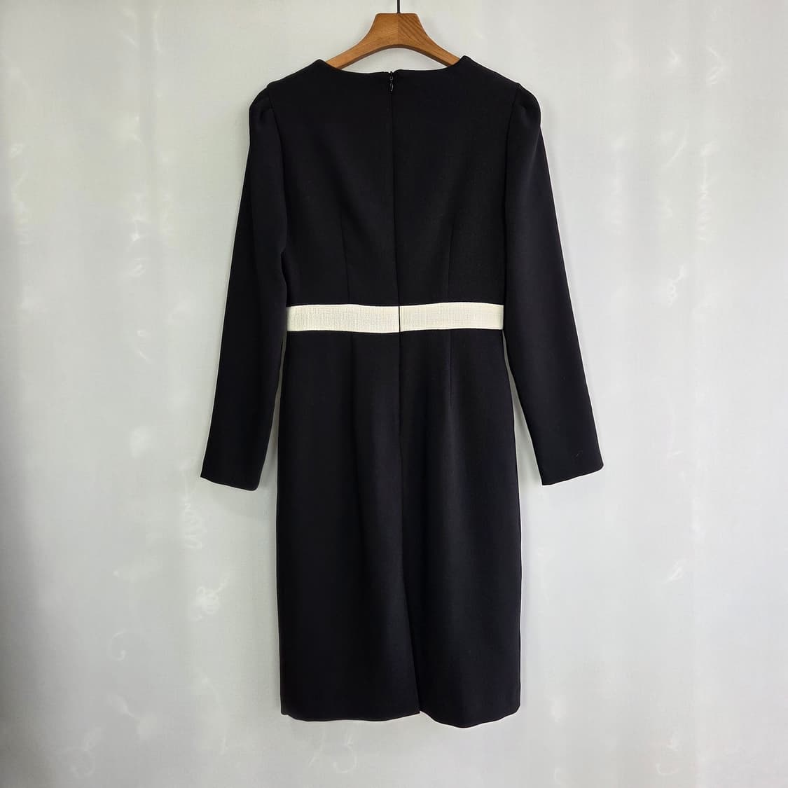 [BENITO] 베니토 배색 진주 버튼 원피스 여성 s 상품이미지2