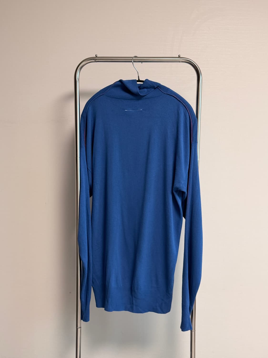 MM6 마르지엘라 울 터틀넥 니트 블루 상품이미지2