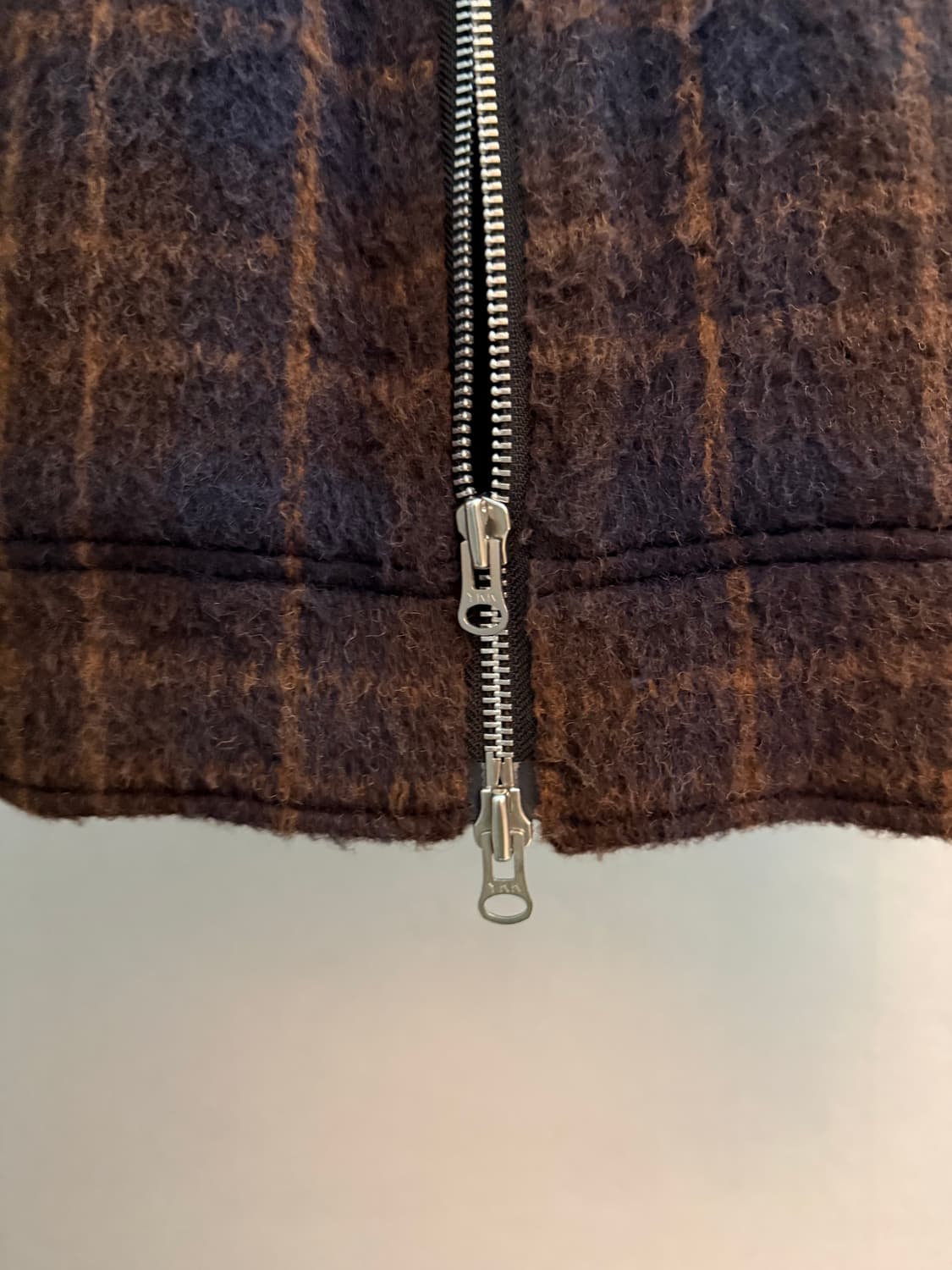 [S] 앤더슨벨 마커스 알파카 지퍼 자켓 상품이미지5