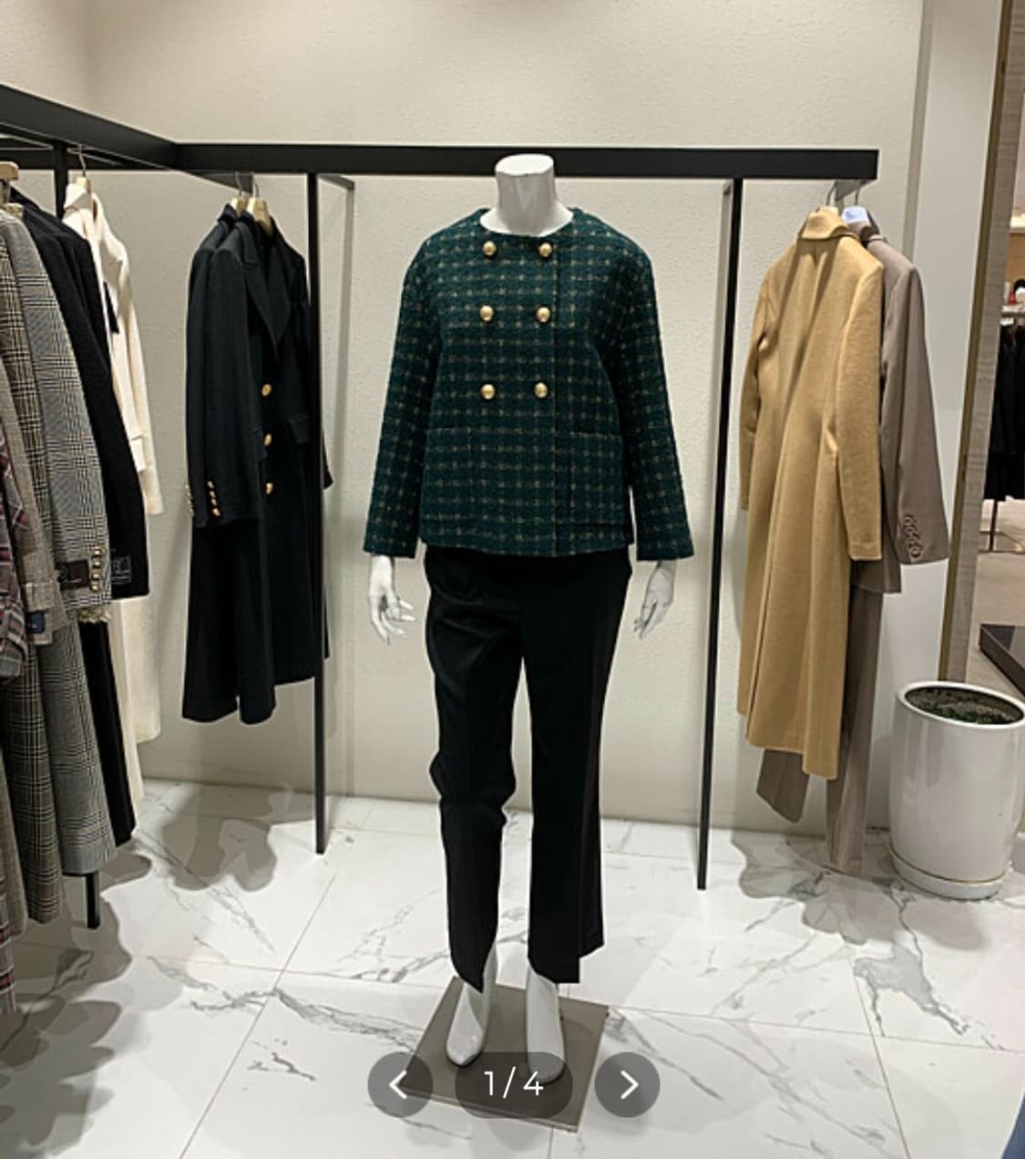 모조에스핀 2021 루즈핏 더블 자켓 55사이즈 상품이미지1