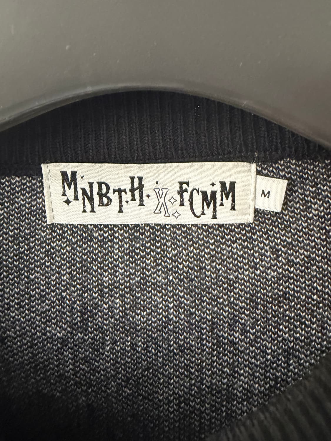 MAINBOOTH X FCMM knit black M 상품이미지4