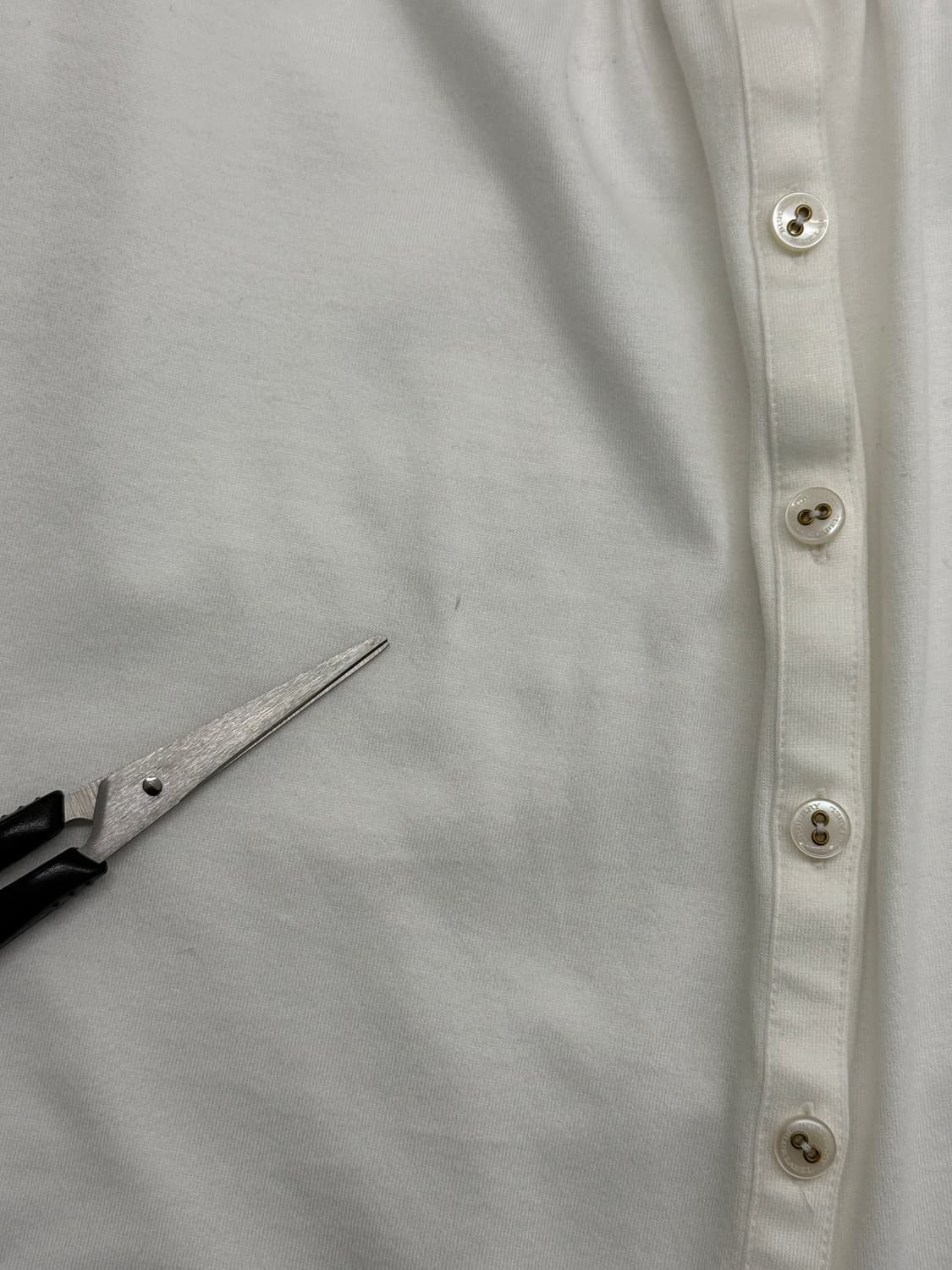 Burberry 버버리 러플 슬리브 화이트 반팔 티셔츠 상품이미지7