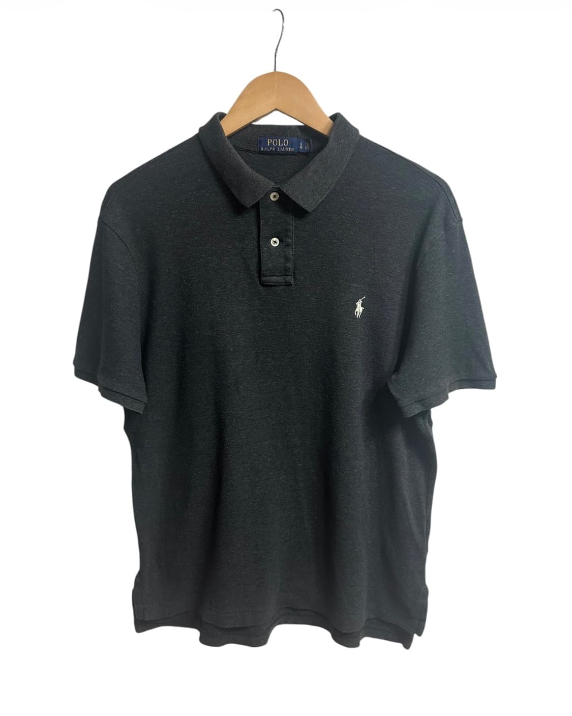 폴로 랄프로렌 폴로 카라티 차콜그레이 L size 상품이미지1