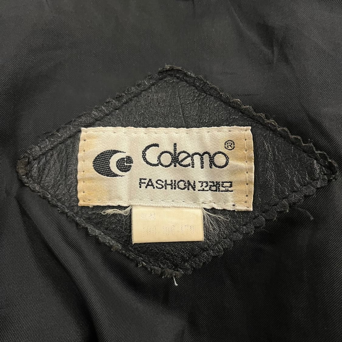 [정품/106-170] 꼬레모 빈티지 소가죽 레더 자켓 b18 상품이미지5