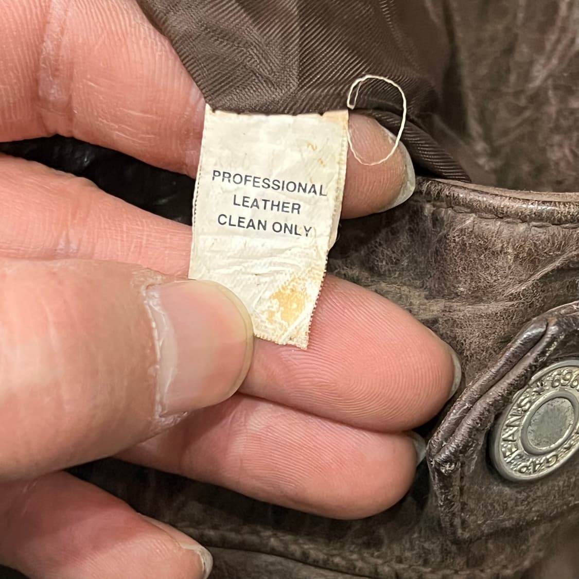  올드 갭 리얼레더 트러커 자켓 y14983 상품이미지7