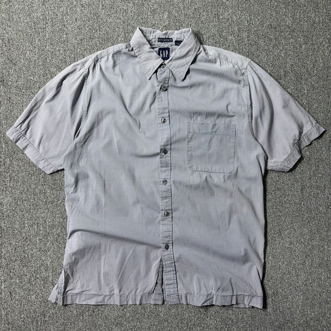 OLD GAP 체크 셔츠 그레이 ( L/OLD-7622 ) 상품이미지1