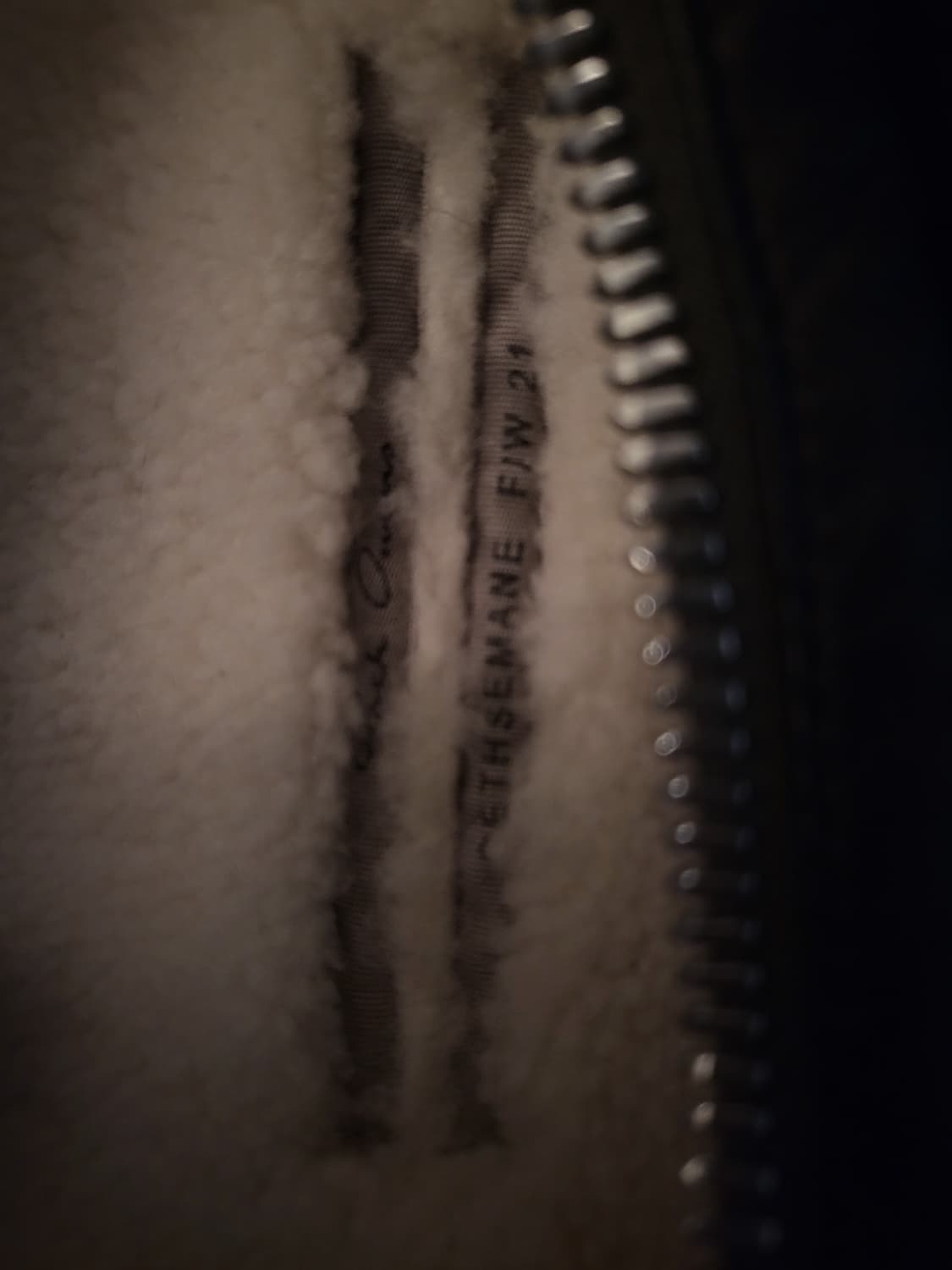 릭오웬스 FW21 KEITH 시어링 자켓 상품이미지4