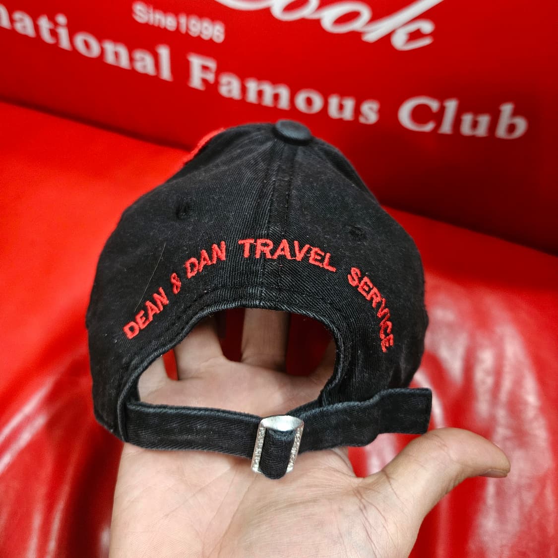 디스퀘어드2 빈티지 워싱 패치드 볼캡 상품이미지2