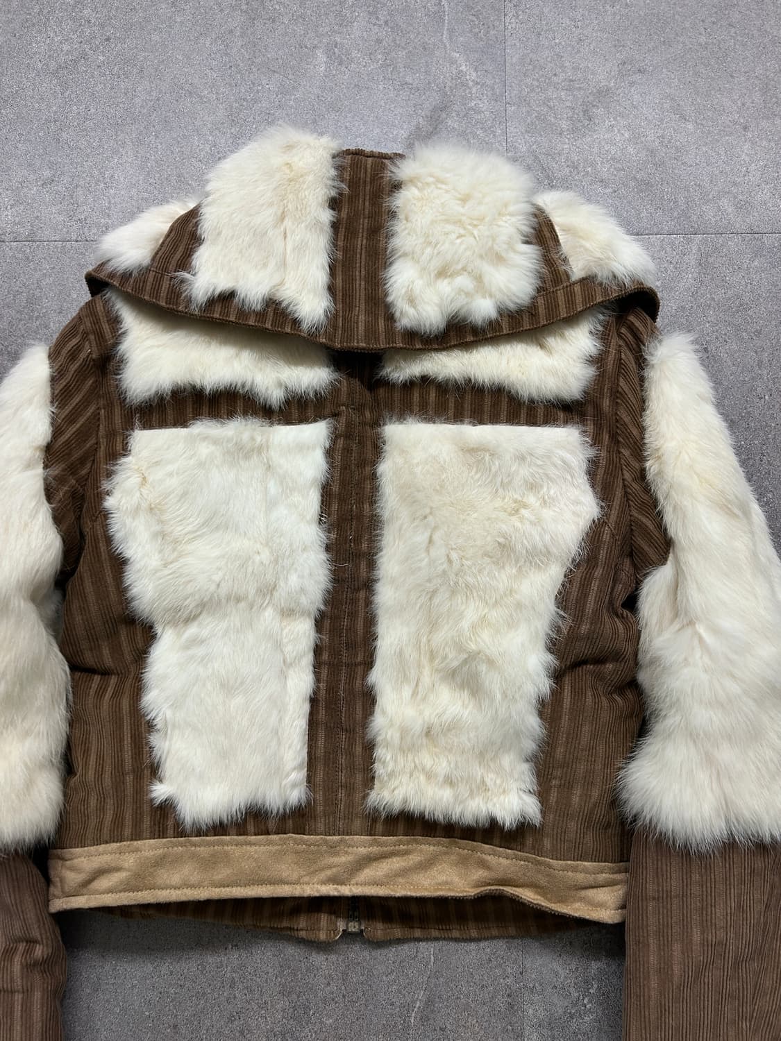 D&G 시어링 백크로스 하이넥 봄버 자켓 상품이미지7