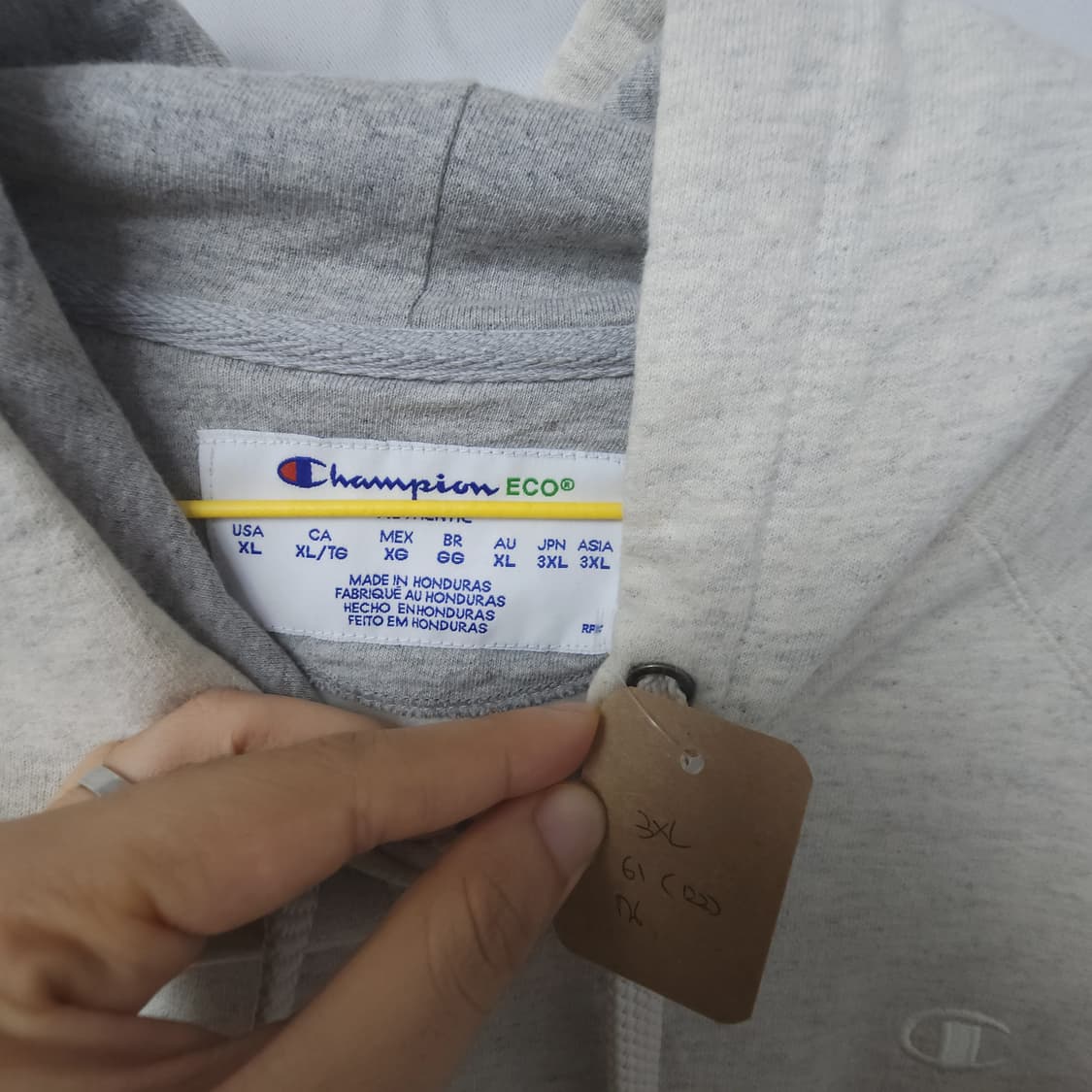 2XL(122) 챔피온 후드 티셔츠  상품이미지3