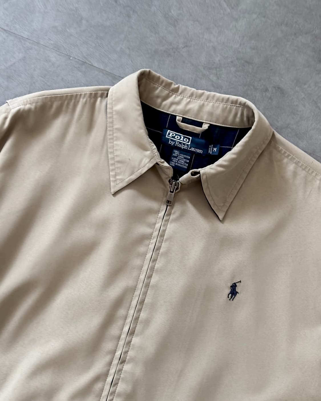 Polo 폴로 랄프로렌 베이지컬러 폴리쉘 헤링턴 자켓  상품이미지3