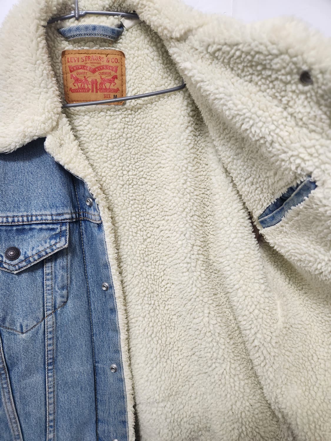 리바이스 데님 퍼 자켓 상품이미지4