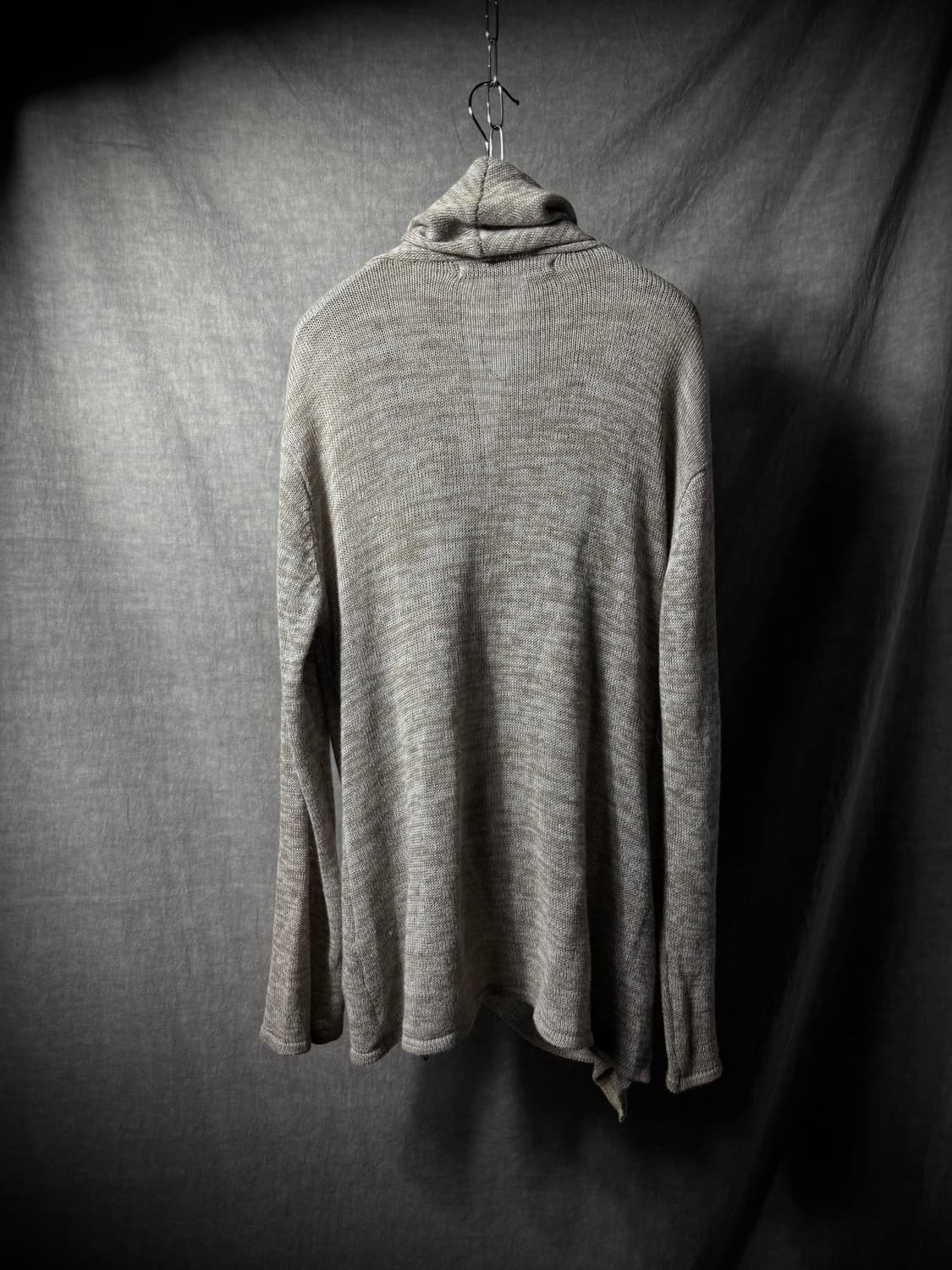 SCHLÜSSEL Linen Blend Drape Cardigan   상품이미지7