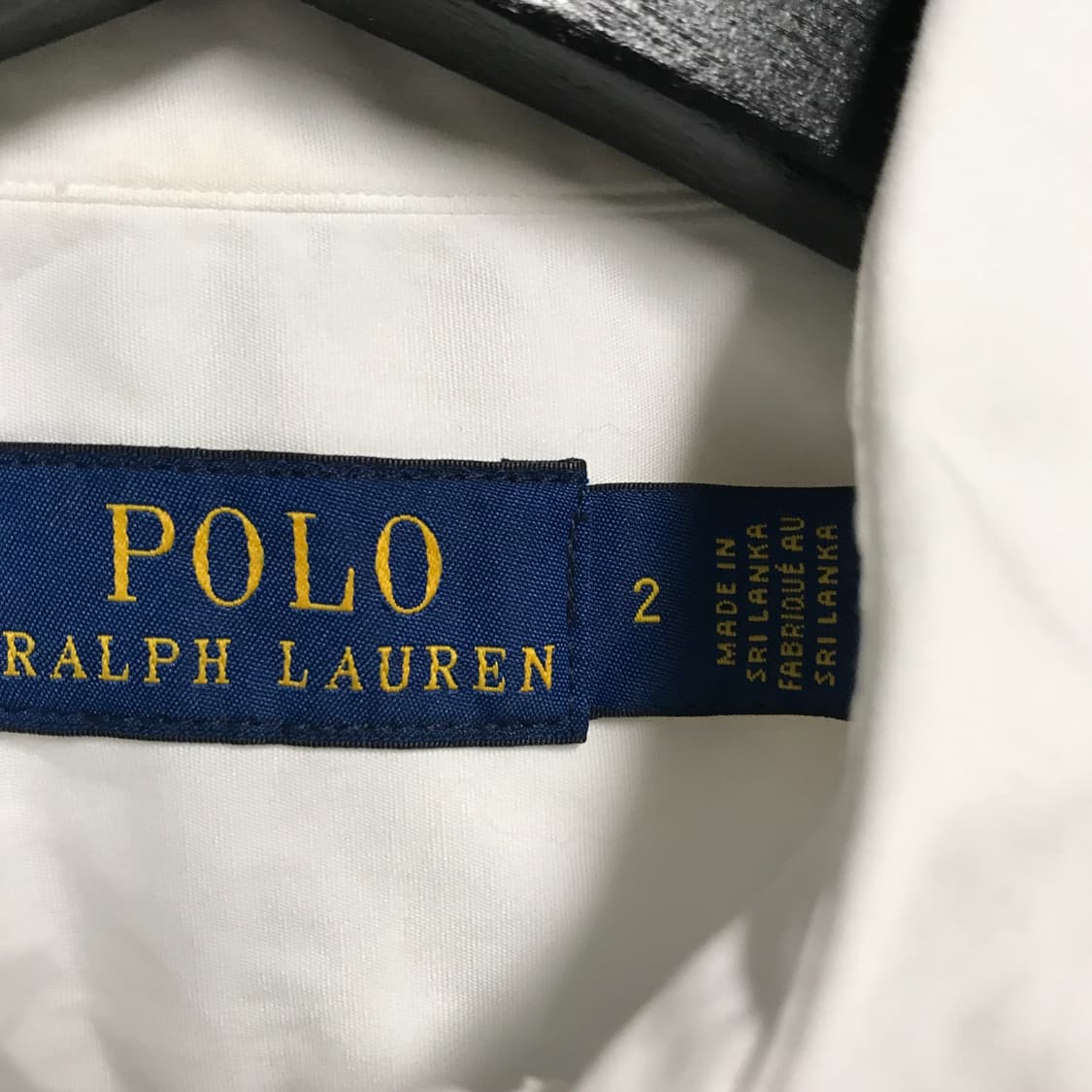 폴로 랄프로렌 QR 화이트 셔츠 2(W) 상품이미지5