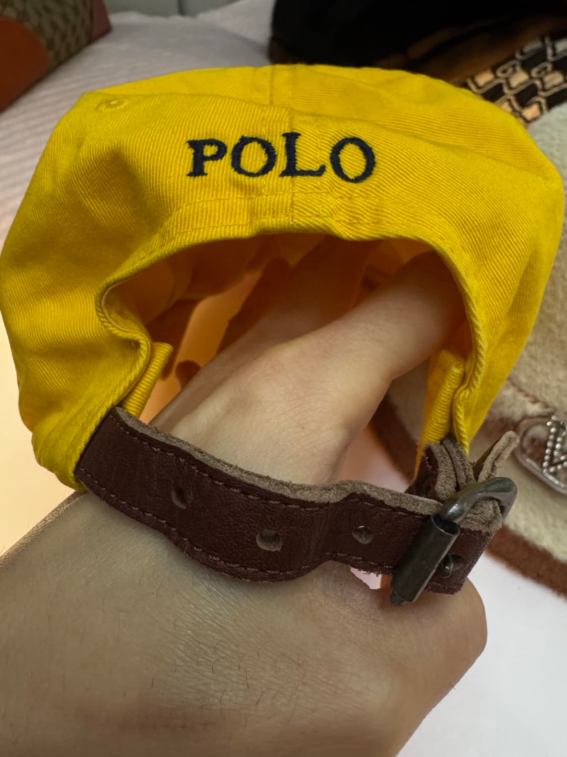 🧢 Polo 폴로 랄프로렌 클래식 포니 로고 볼캡 (옐로우) 상품이미지6
