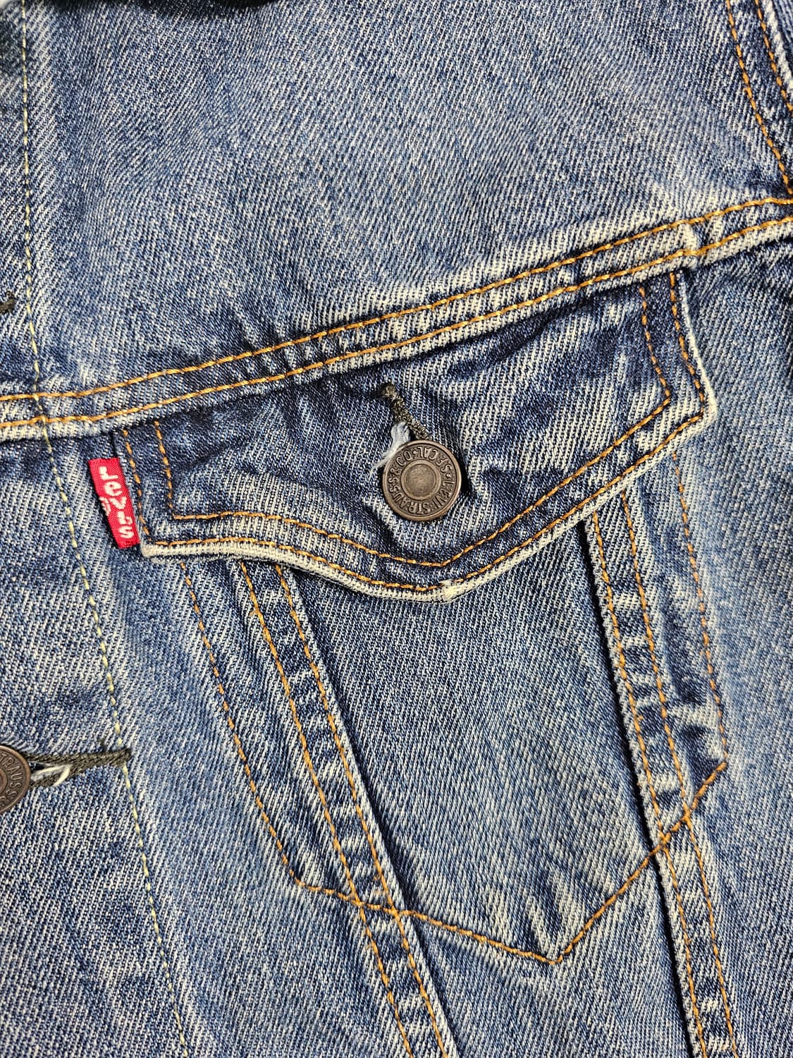 [S] 리바이스 오리지널 중청 데님 트러커 자켓 상품이미지4